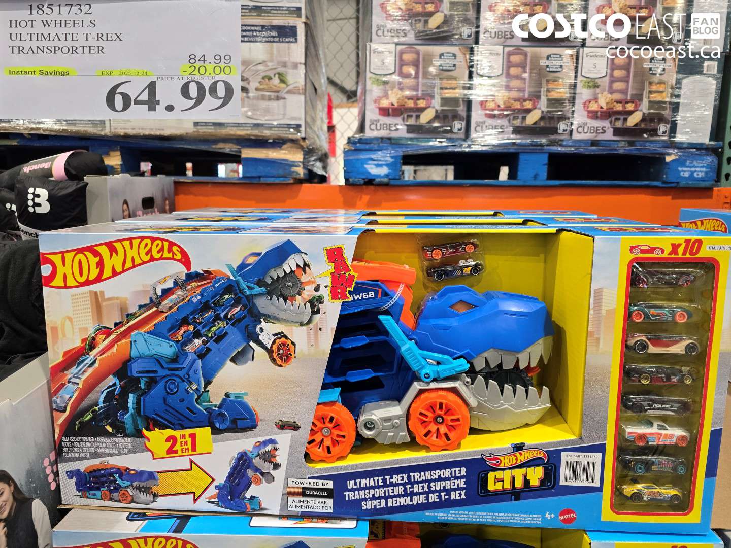 1851732 HOT WHEELS ULTIMATE T-REX TRANSPORTER ($20.00 INSTANT SAVINGS EXPIRES ON 2025-12-24) $64.99