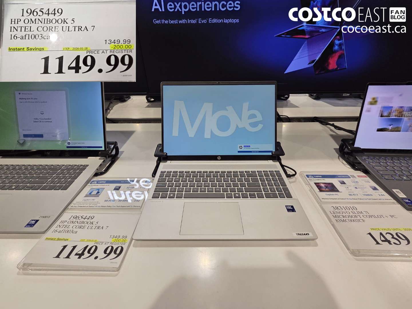 1965449 HP OMNIBOOK 5 INTEL CORE ULTRA 7 16-af1003ca ($200.00 INSTANT SAVINGS EXPIRES ON 2026-01-18) $1149.99