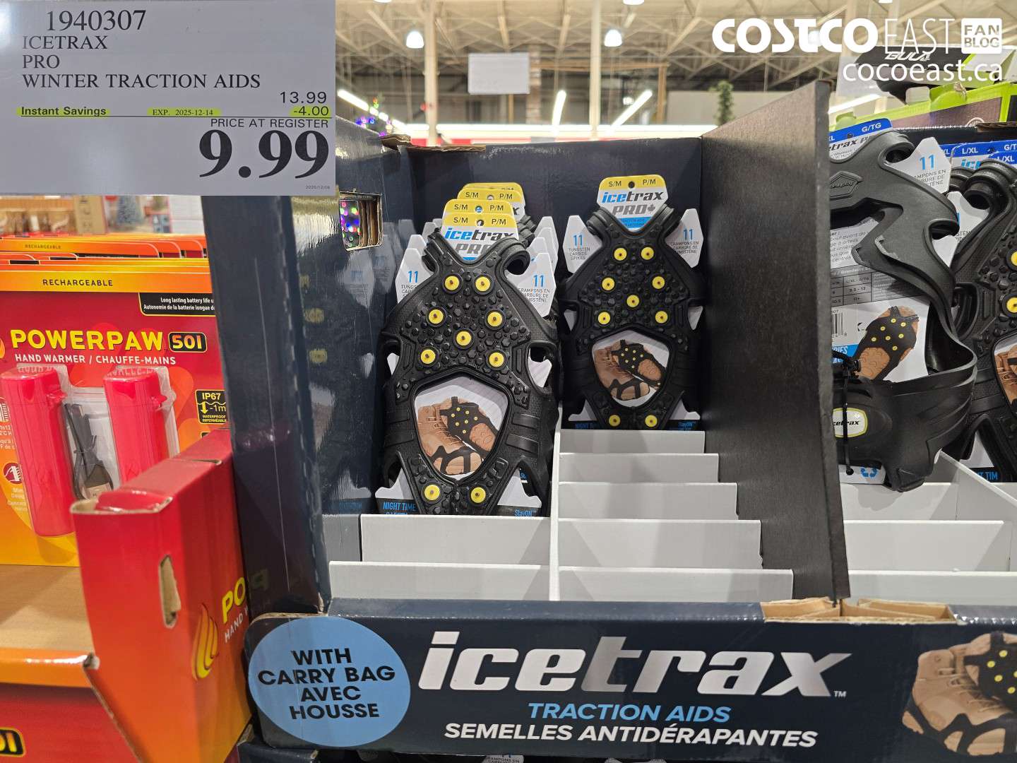 1940307 ICETRAX PRO WINTER TRACTION AIDES ($4.00 INSTANT SAVINGS EXPIRES ON 2025-12-14) $9.99