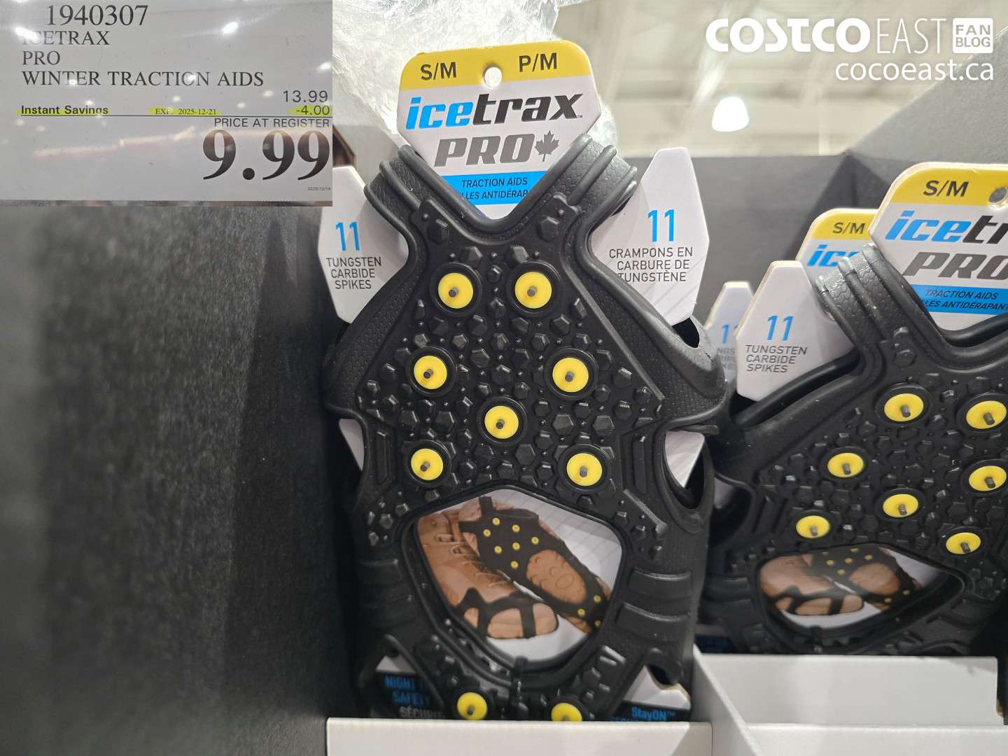 1940307 ICETRAX PRO WINTER TRACTION AIDES ($4.00 INSTANT SAVINGS EXPIRES ON 2025-12-21) $9.99