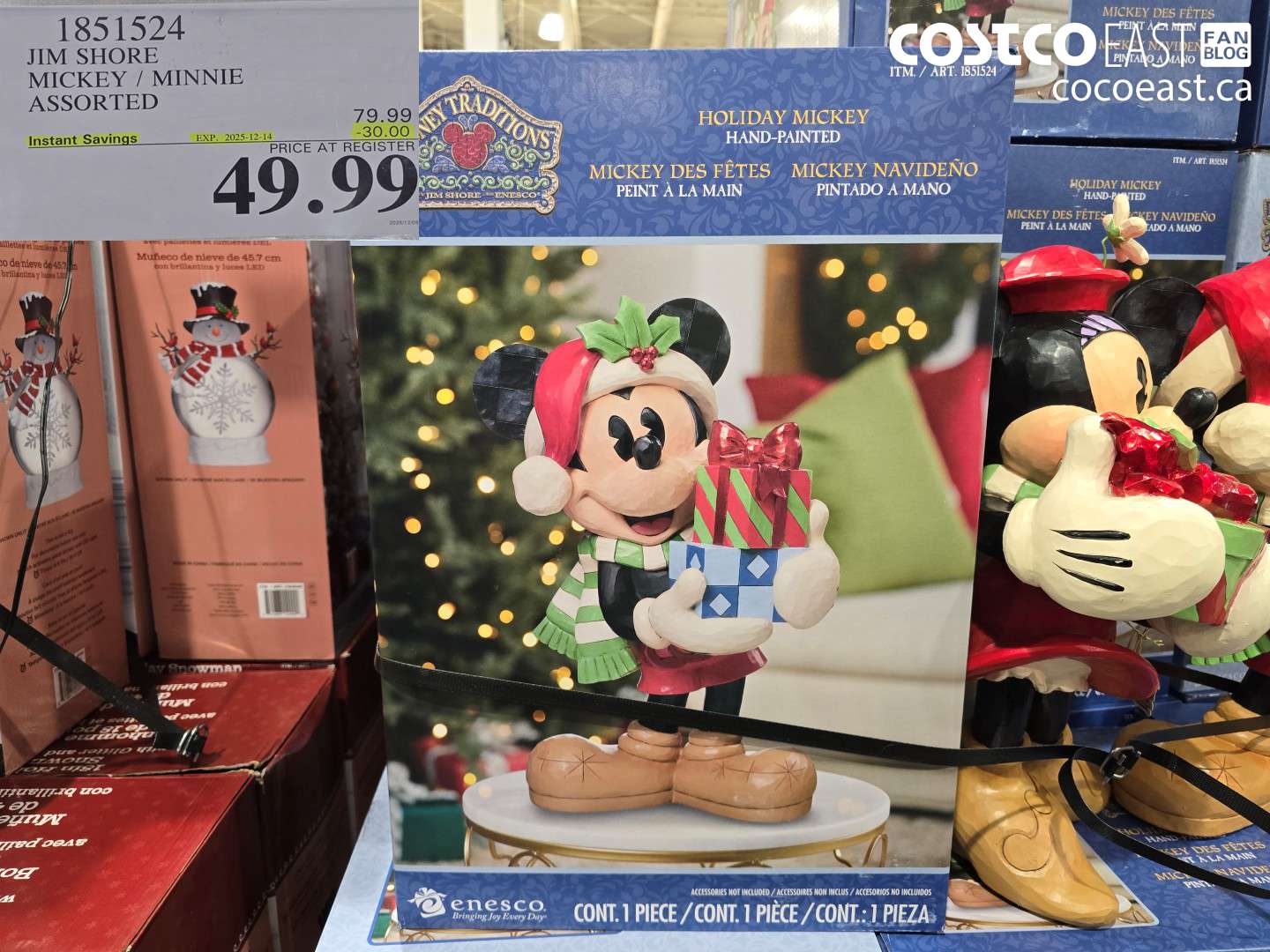 1851524 JIM SHORE MICKEY / MINNIE ASSORTED ($30.00 INSTANT SAVINGS EXPIRES ON 2025-12-14) $49.99