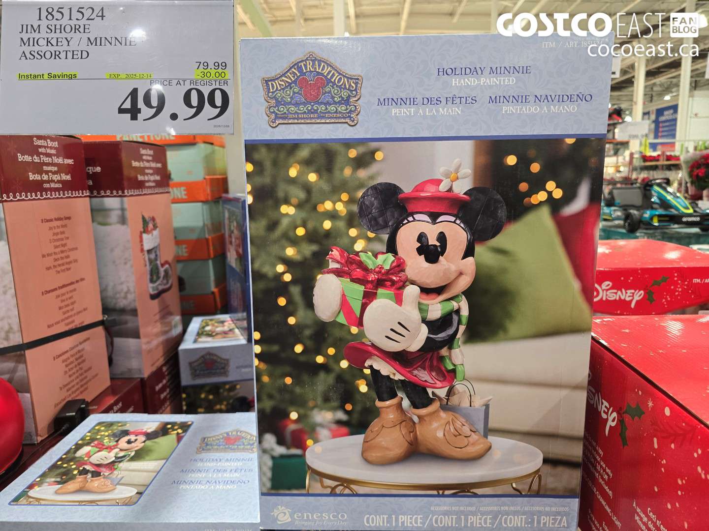 1851524 JIM SHORE MICKEY / MINNIE ASSORTED ($30.00 INSTANT SAVINGS EXPIRES ON 2025-12-14) $49.99