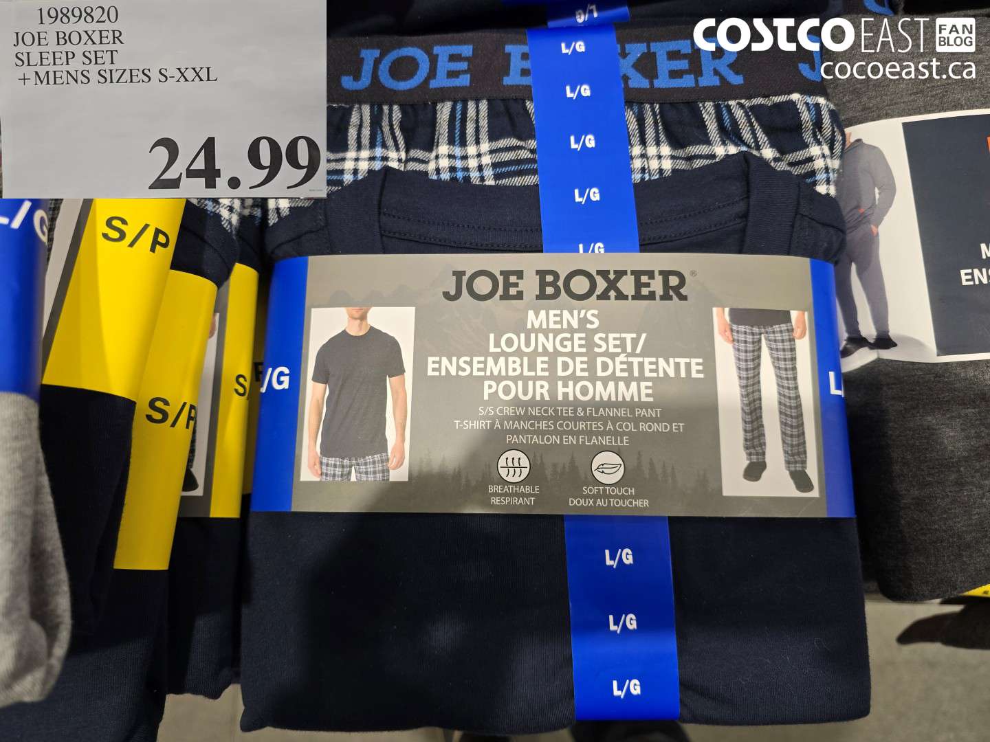1989820 JOE BOXER SLEER-SET +MENS SIZES S-XXL $24.99