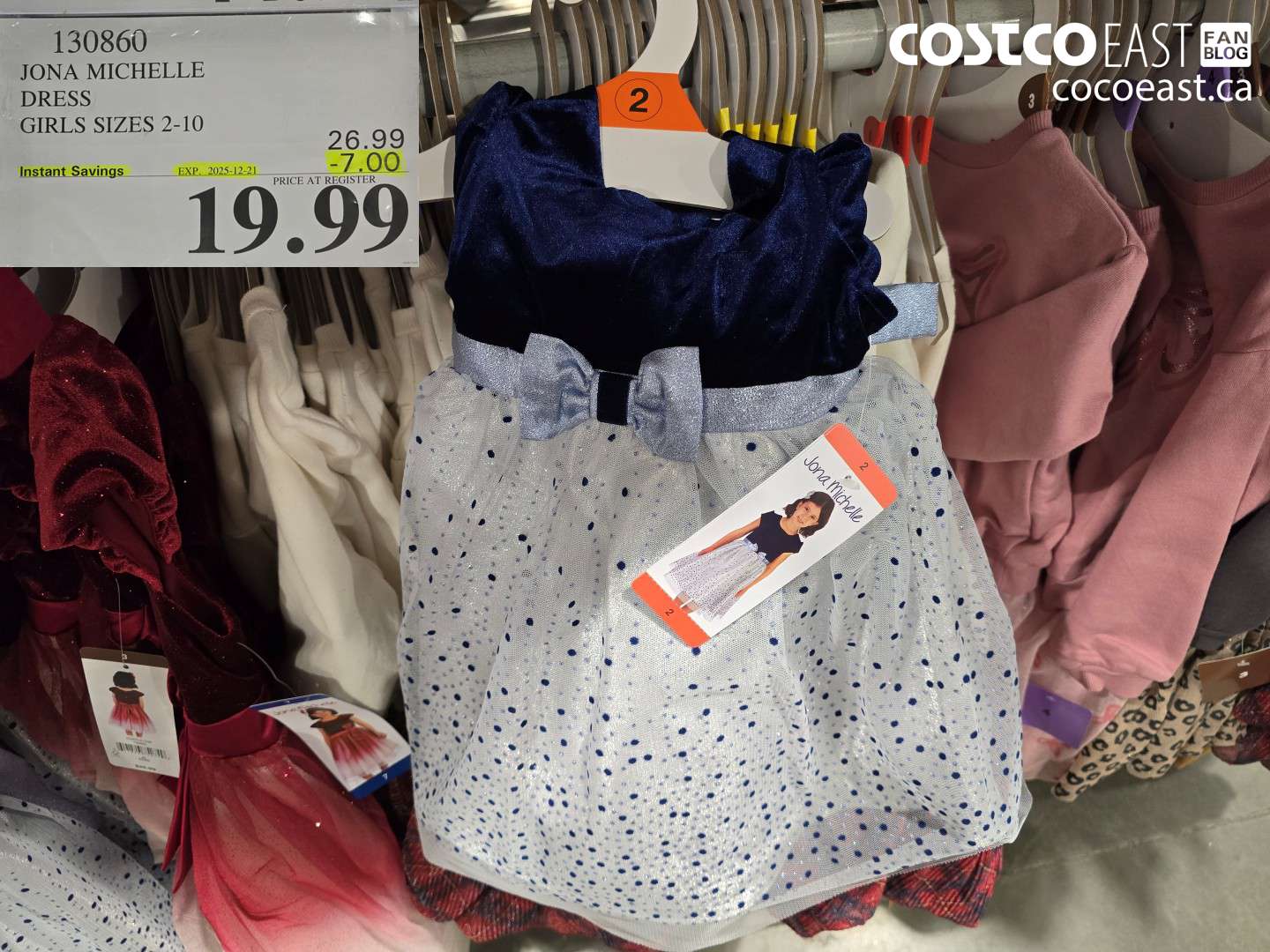 130860 JONA MICHELLE DRESS GIRLS SIZES 2-10 ($7.00 INSTANT SAVINGS EXPIRES ON 2025-12-21) $19.99