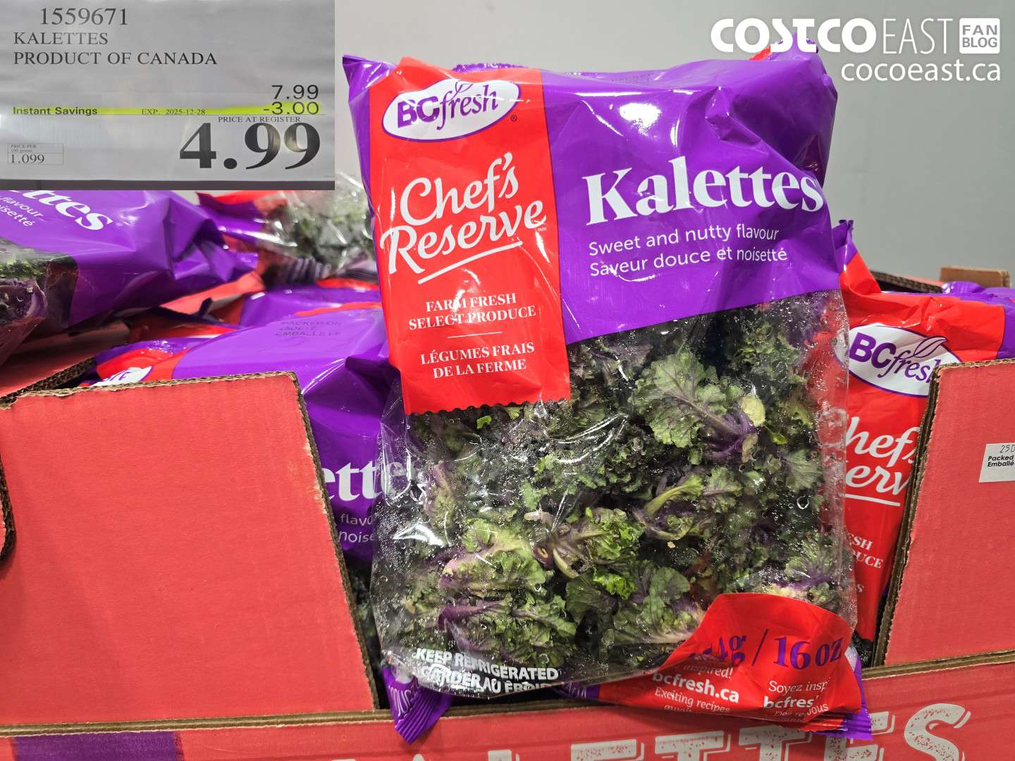 1559671 KALETTES PRODUCT OF CANADA ($3.00 INSTANT SAVINGS EXPIRES ON 2025-12-28) $4.99