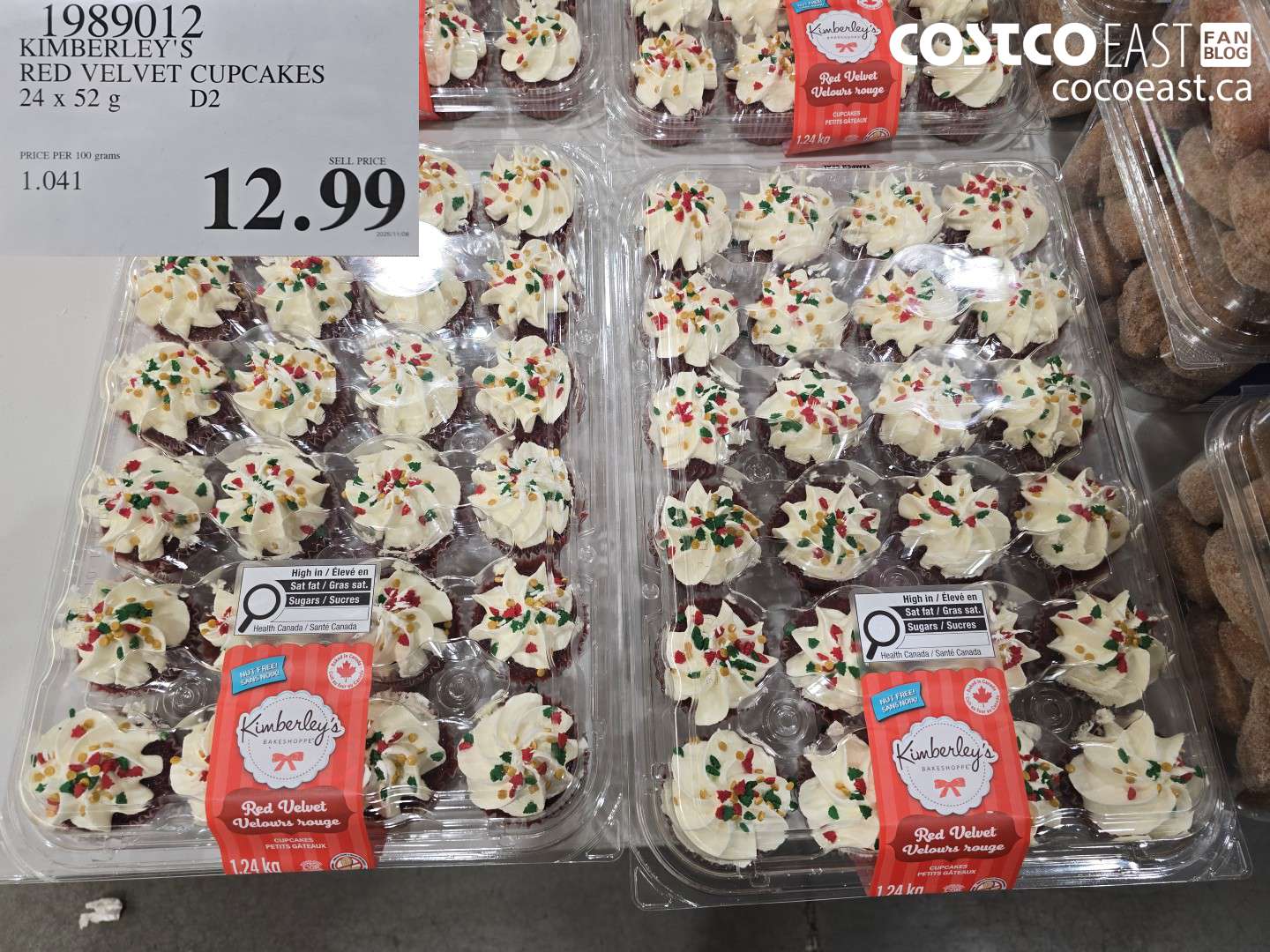 1989012 KIMBERLEY'S RED VELVET CUPCAKES 24x52 G $12.99