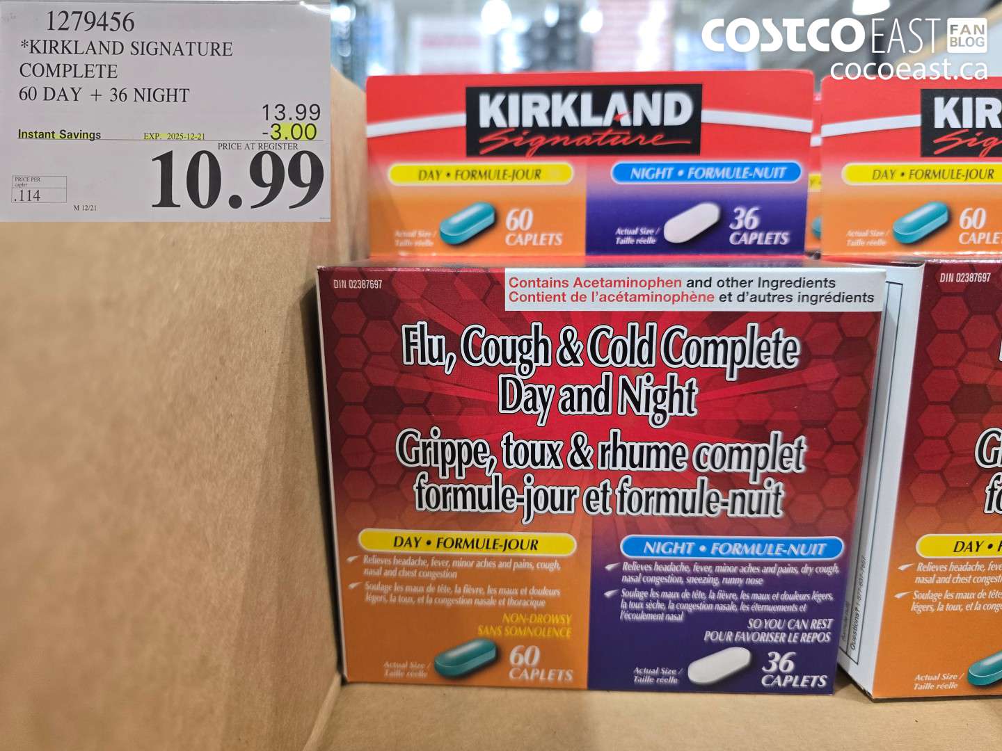 1279456 KIRKLAND SIGNATURE COMPLETE 60 DAY + 36 NIGHT ($3.00 INSTANT SAVINGS EXPIRES ON 2025-12-21) $10.99