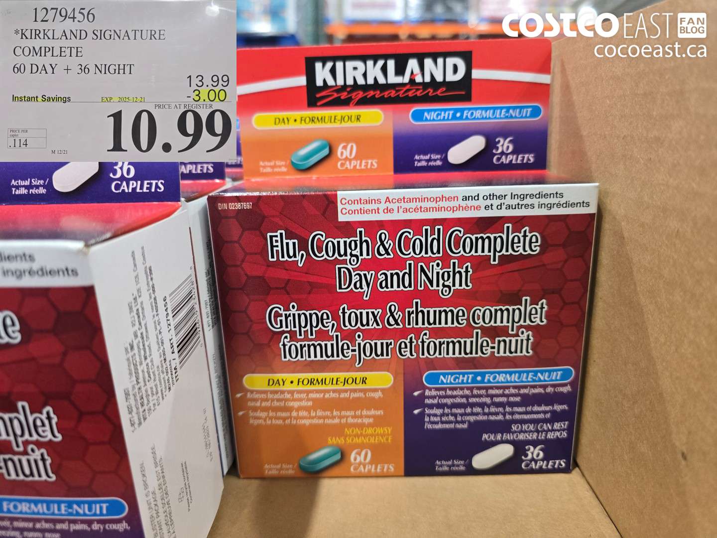 1279456 KIRKLAND SIGNATURE COMPLETE 60 DAY + 36 NIGHT ($3.00 INSTANT SAVINGS EXPIRES ON 2025-12-21) $10.99