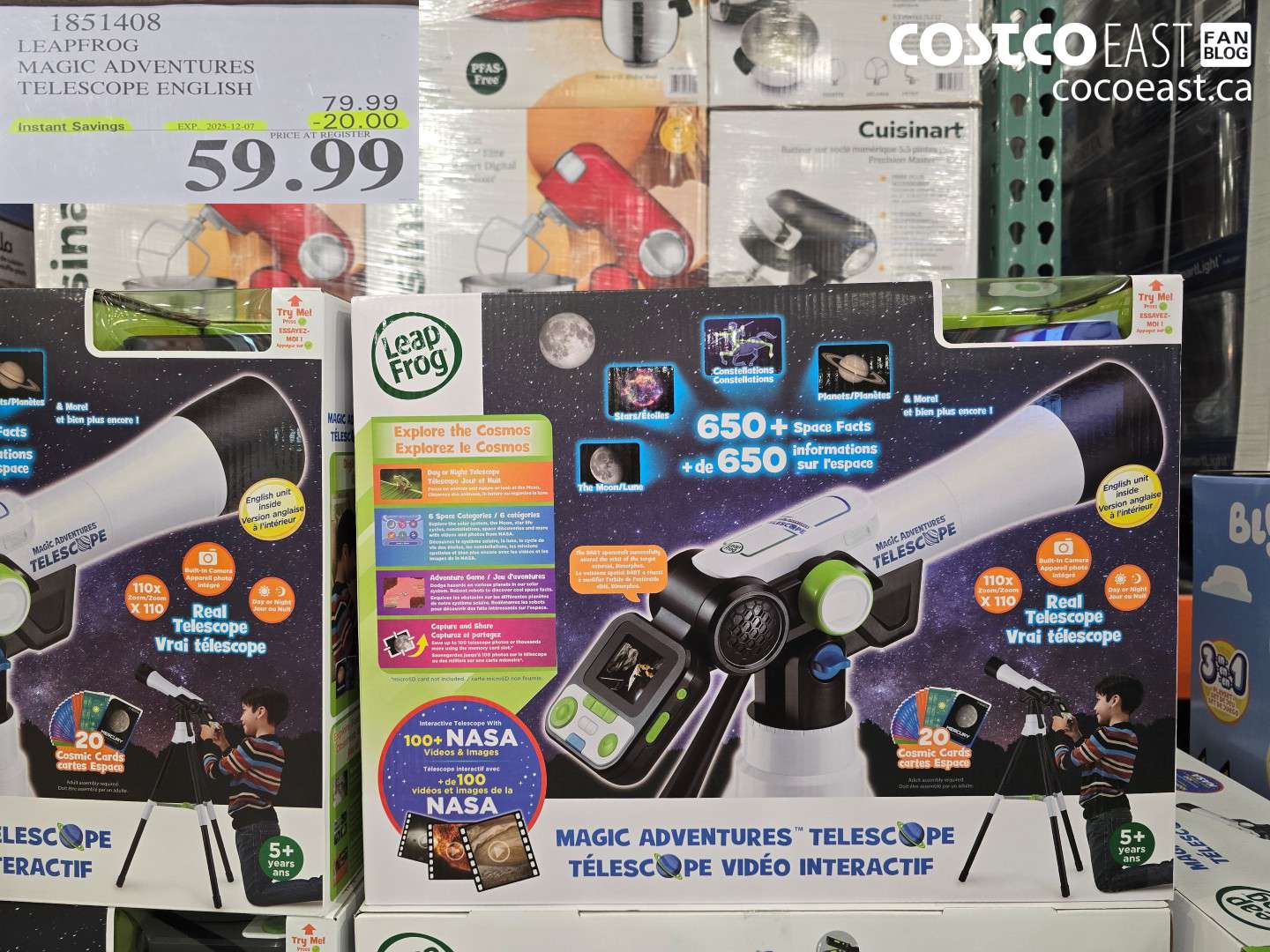 1851408 LEAPFROG MAGIC ADVENTURES TELESCOPE ENGLISH ($20.00 INSTANT SAVINGS EXPIRES ON 2025-12-07) $59.99