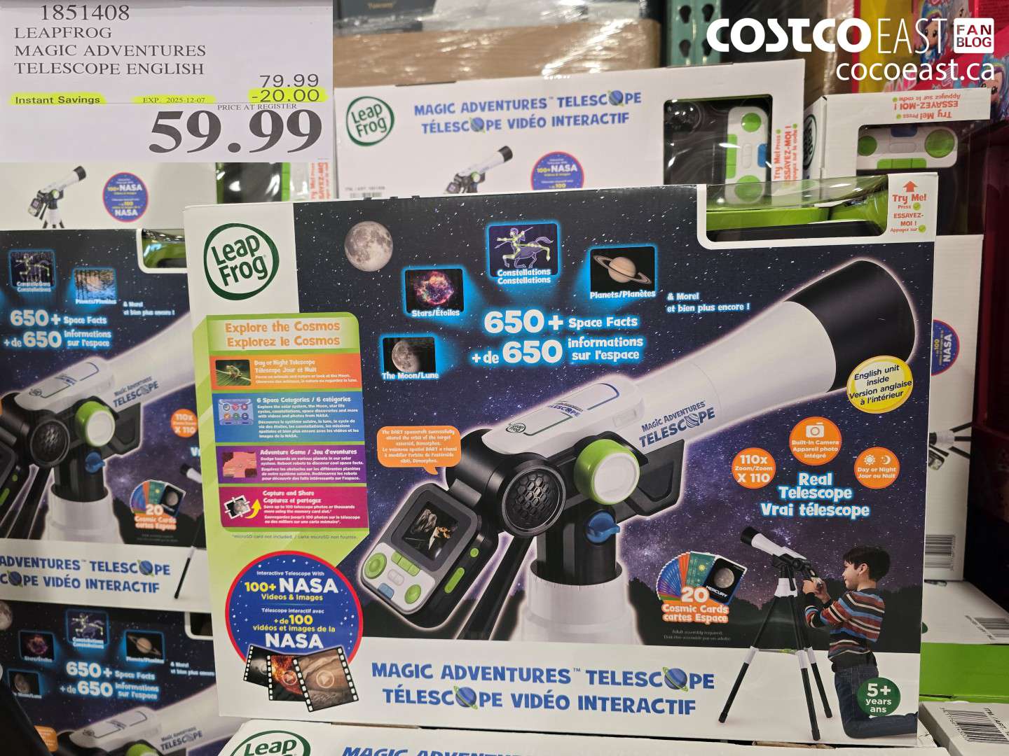 1851408 LEAPFROG MAGIC ADVENTURES TELESCOPE ENGLISH ($20.00 INSTANT SAVINGS EXPIRES ON 2025-12-07) $59.99