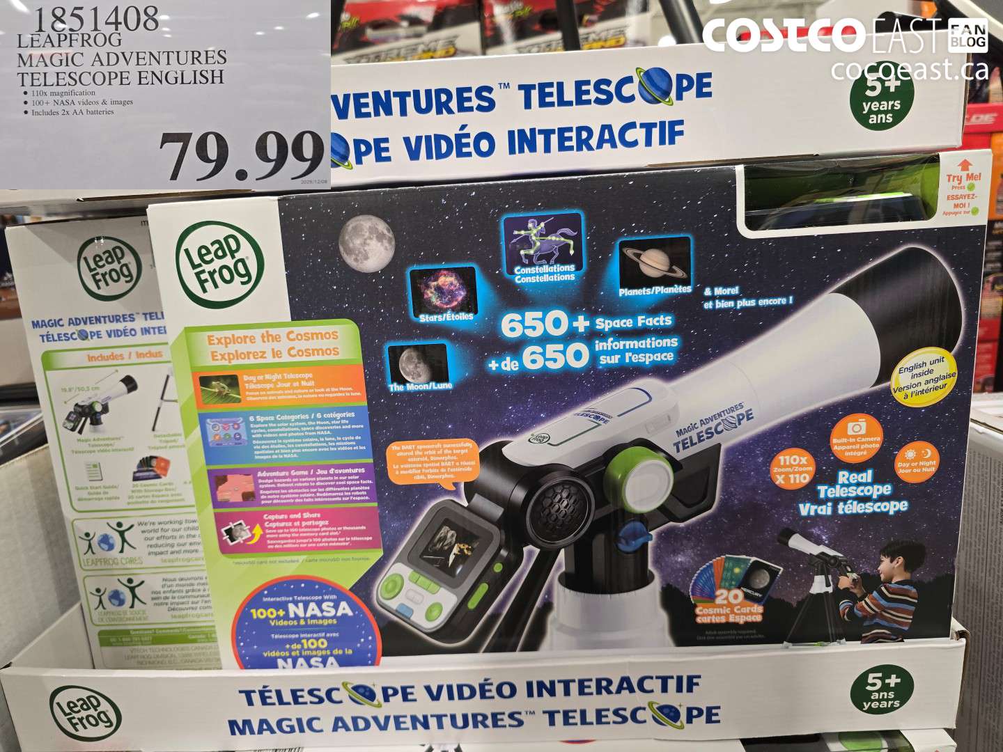 1851408 LEAPFROG MAGIC ADVENTURES TELESCOPE ENGLISH $79.99