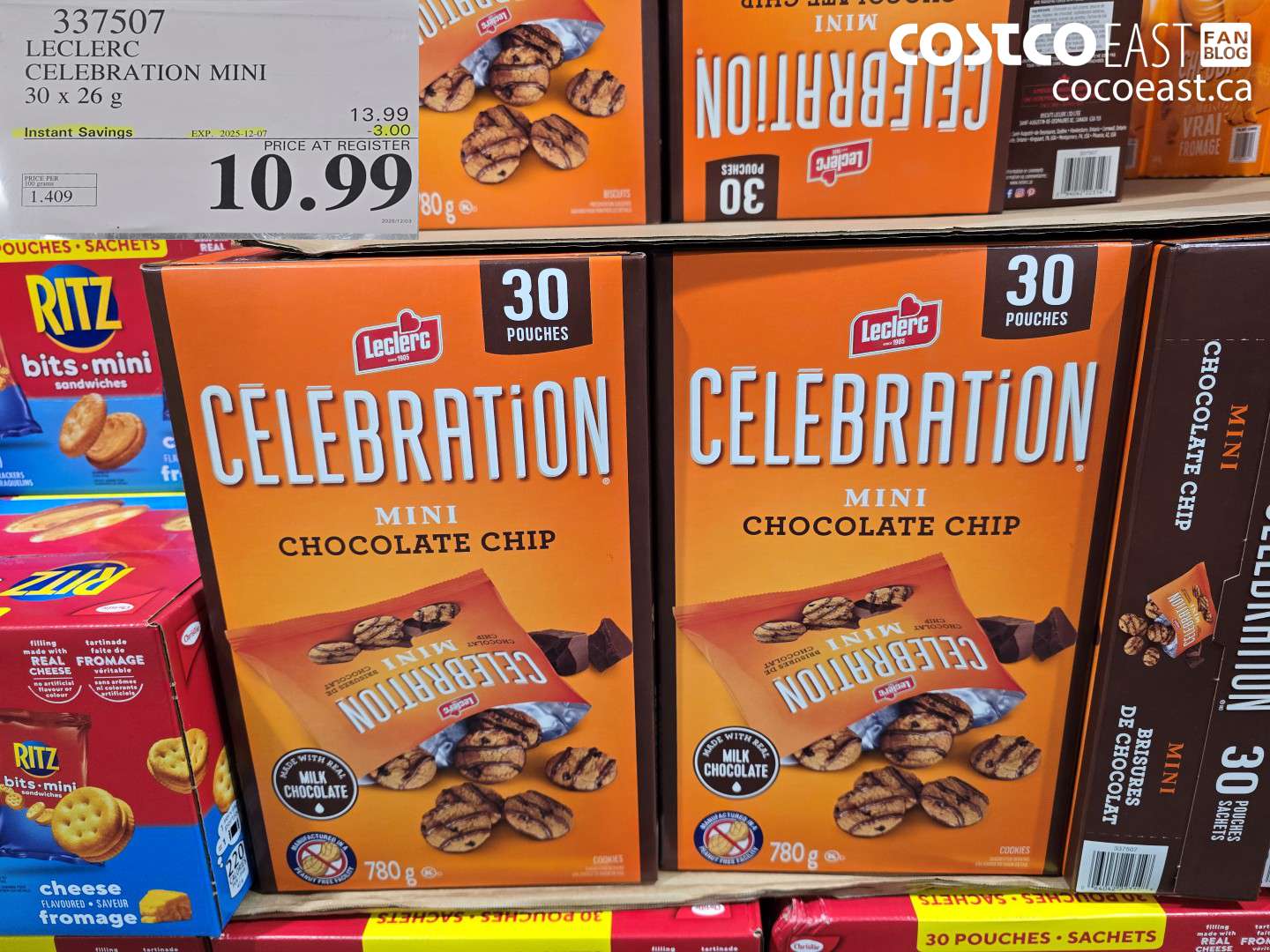 337507 LECLERC CELEBRATION MINI 30 X 26 G ($3.00 INSTANT SAVINGS EXPIRES ON 2025-12-07) $10.99