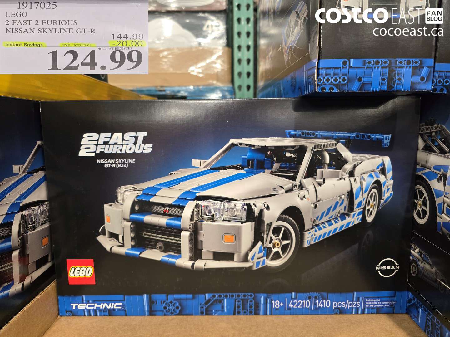 1719025 LEGO 2 FAST 2 FURIOUS NISSAN SKYLINE GT-R ($20.00 INSTANT SAVINGS EXPIRES ON 2025-12-01) $124.99