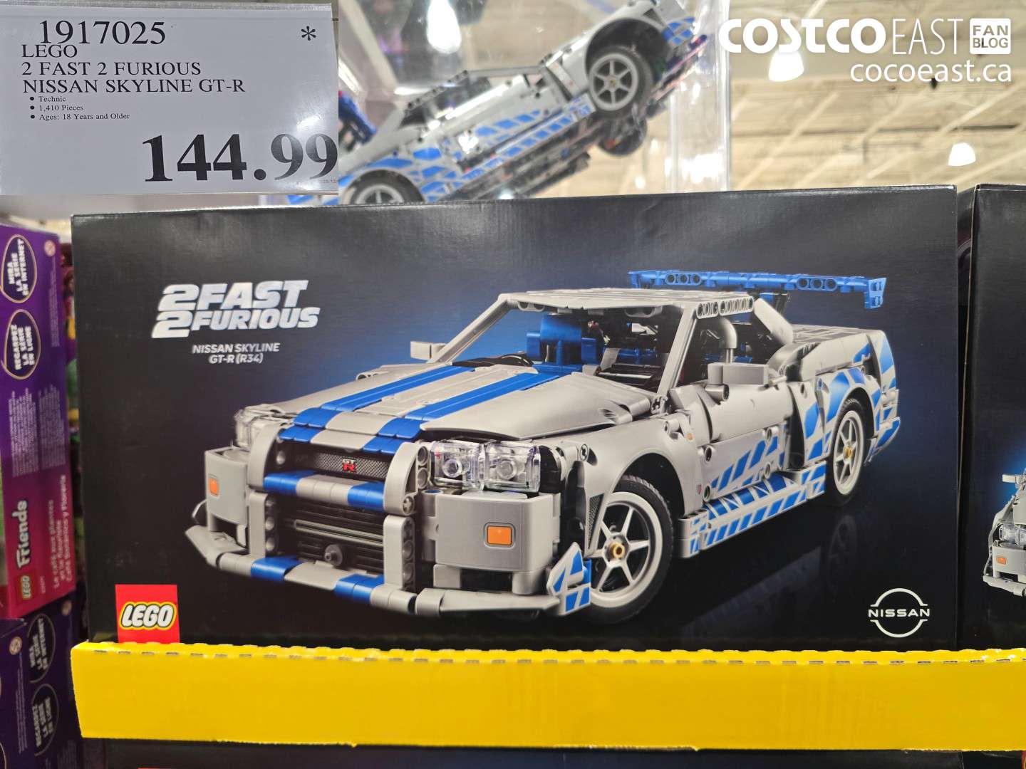 1917025 LEGO 2 FAST 2 FURIOUS NISSAN SKYLINE GT-R $144.99