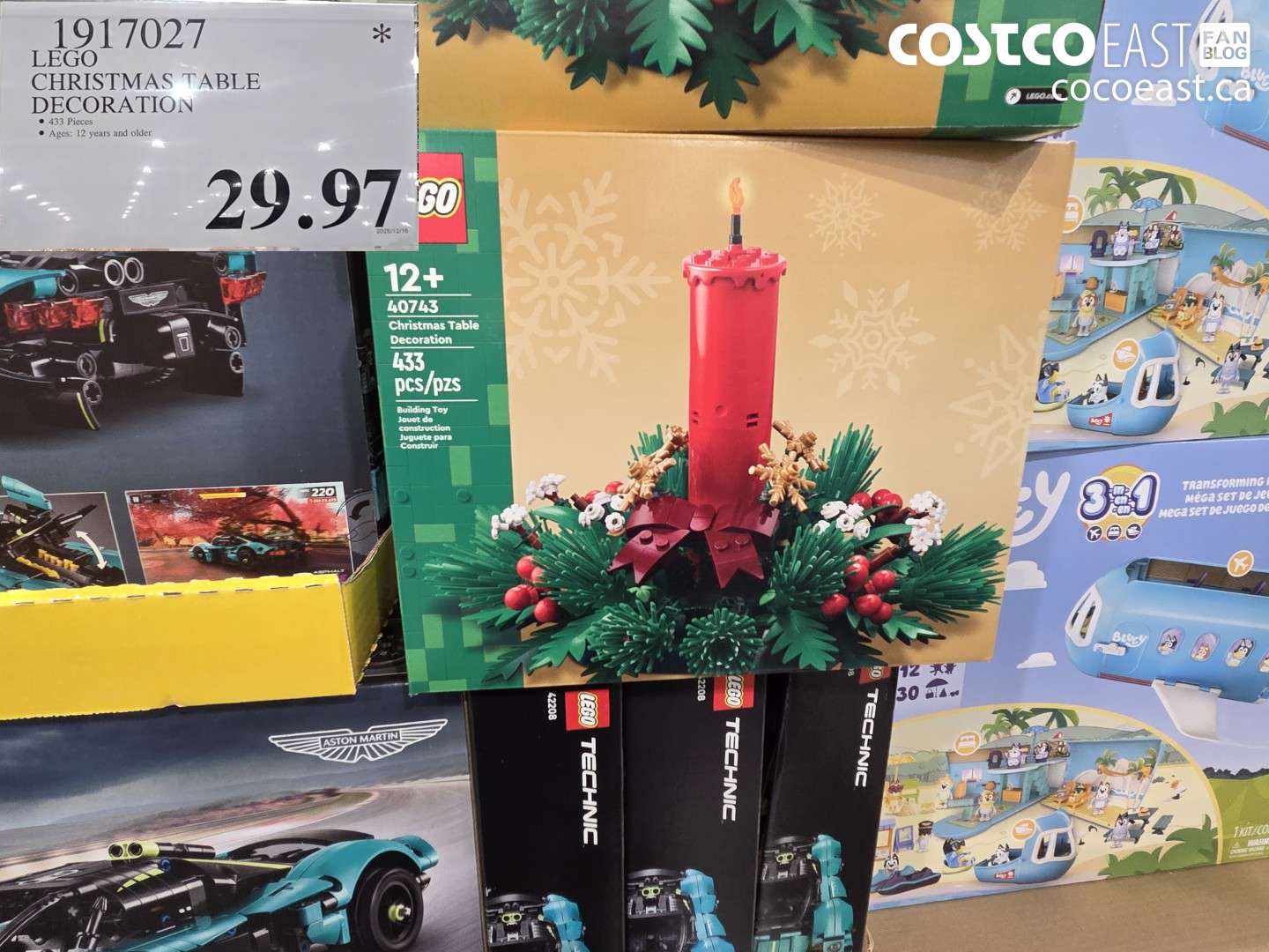 1917027 LEGO CHRISTMAS TABLE DECORATION $29.97