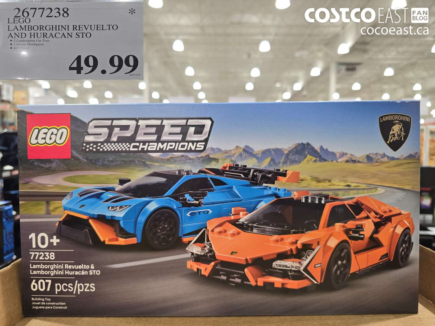 2677238 LEGO LAMBORGHINI REVUELTO AND HURACAN STO $49.99