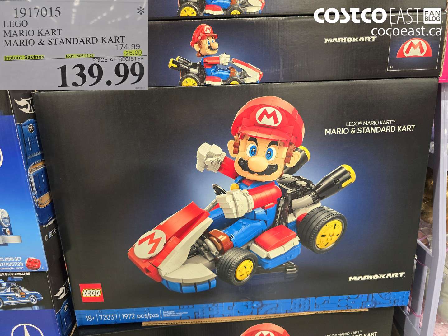 1917015 LEGO MARIO KART MARIO & STANDARD KART ($35.00 INSTANT SAVINGS EXPIRES ON 2025-12-28) $139.99