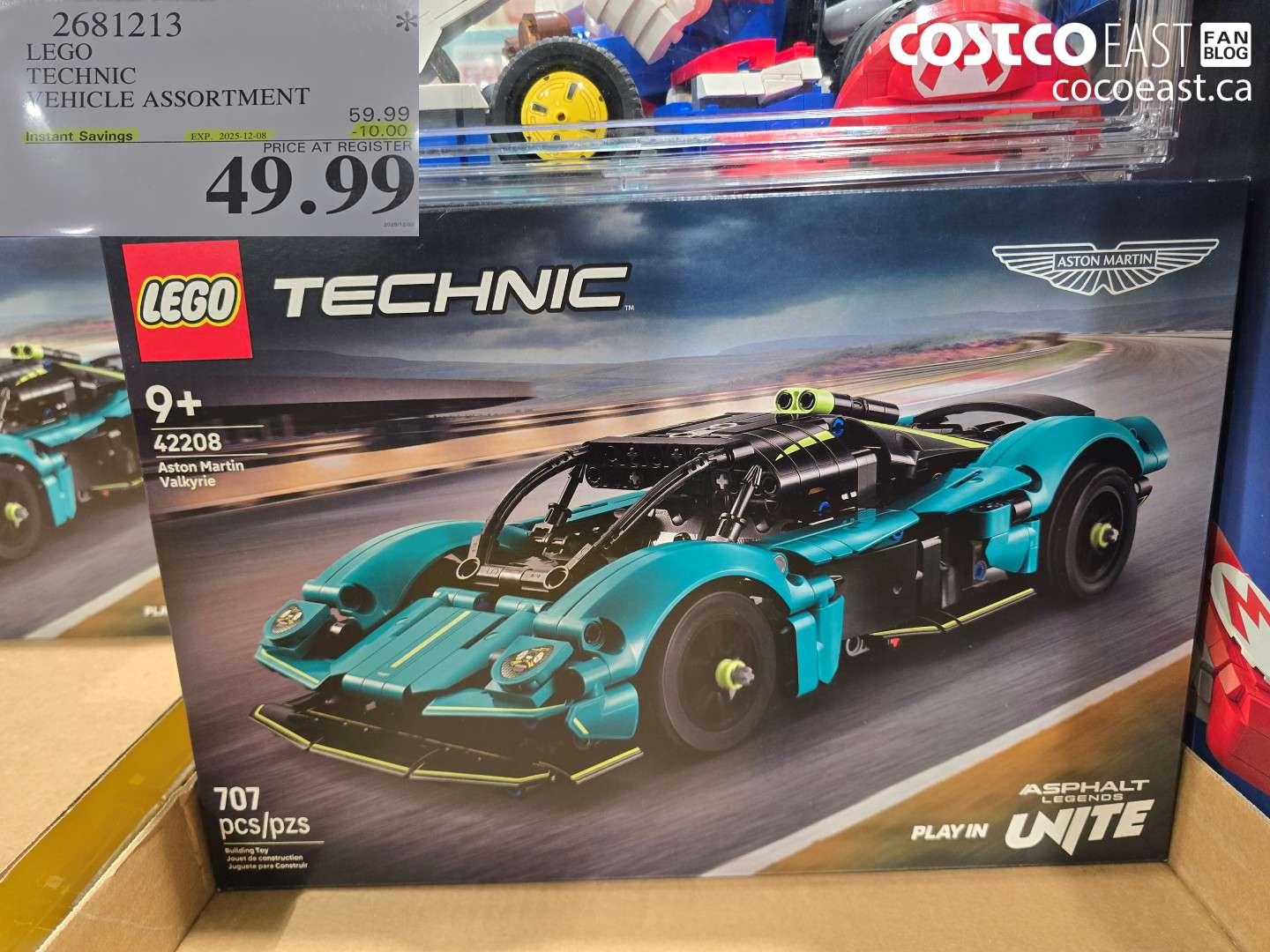 2681213 LEGO TECHNIC VEHICLE ASSORTMENT ($10.00 INSTANT SAVINGS EXPIRES ON 2025-12-08) $49.99