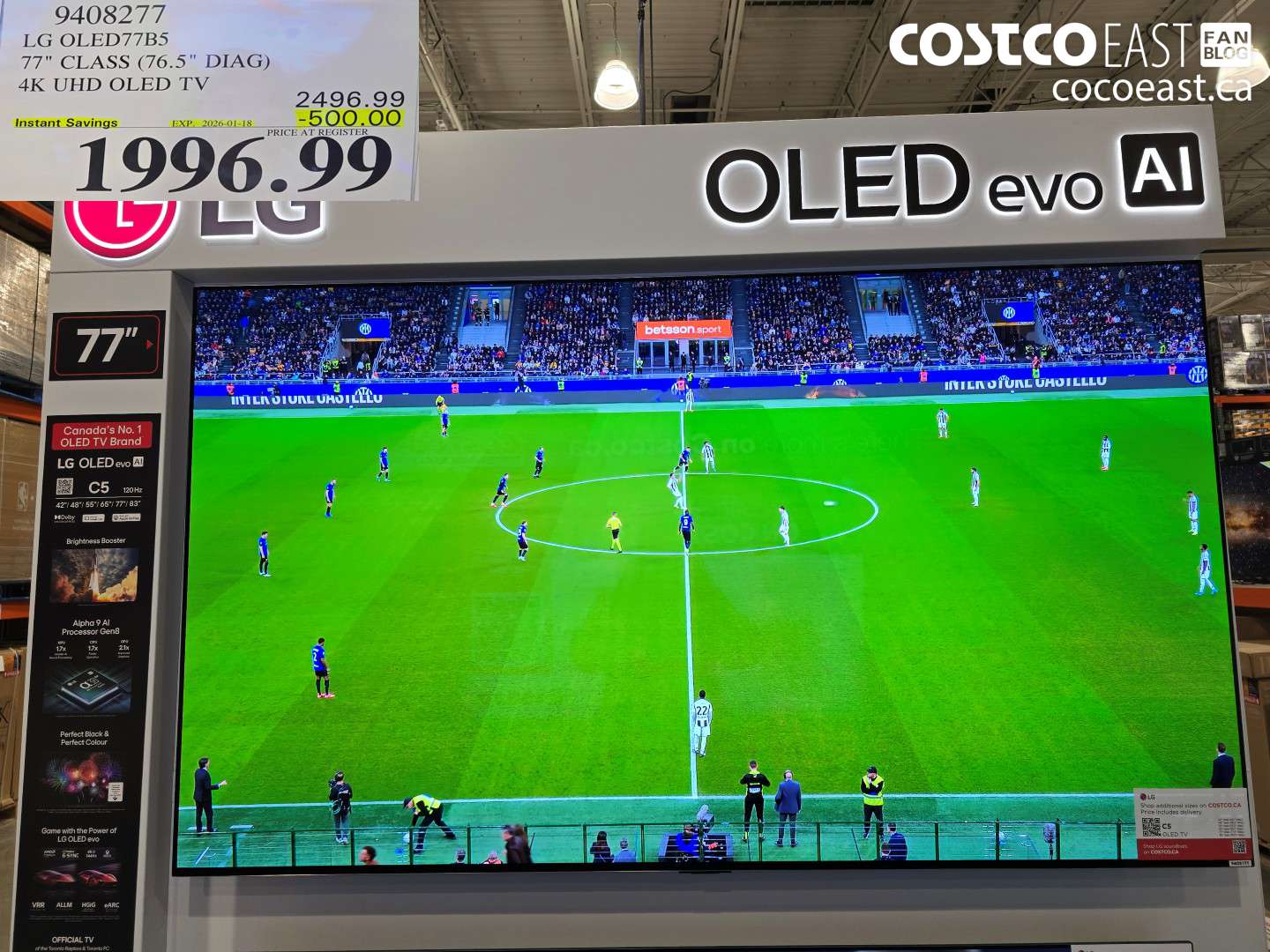 9408277 LG OLED77B5 77