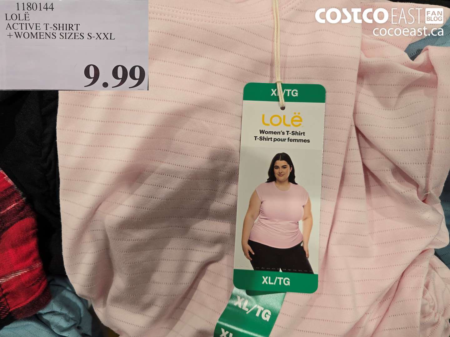 1180144 LOLE ACTIVE T-SHIRT +WOMENS SIZES S-XXL $9.99