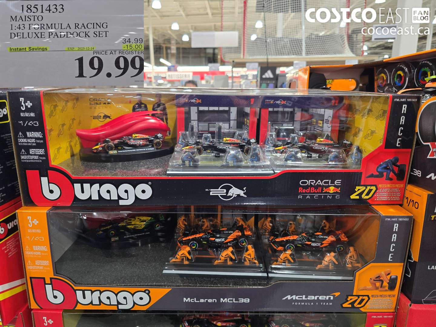 1851433 MAISTO 1:43 FORMULA RACING DELUXE PADDOCK SET ($15.00 INSTANT SAVINGS EXPIRES ON 2025-12-14) $19.99