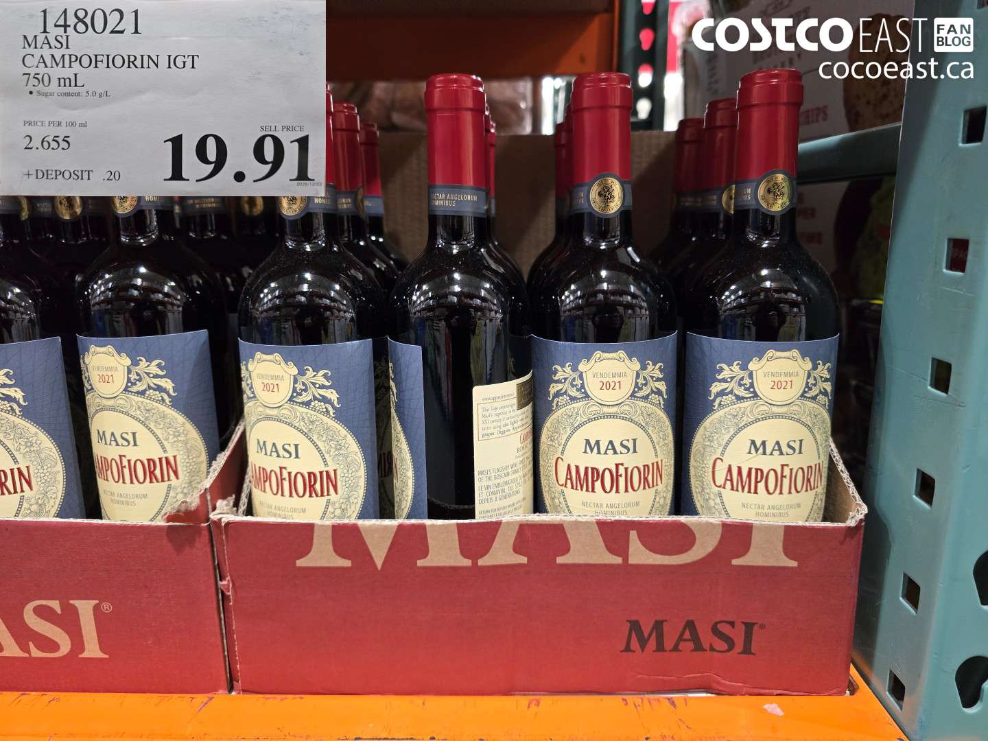 148021 MASI CAMPOFIORIN IGT 750 mL $19.91