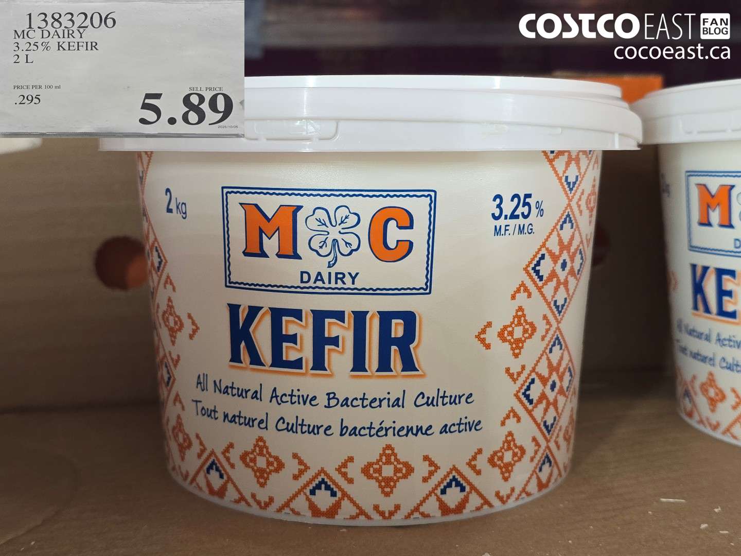 1383206 MC DAIRY 3.25% KEFIR 2 L $5.89