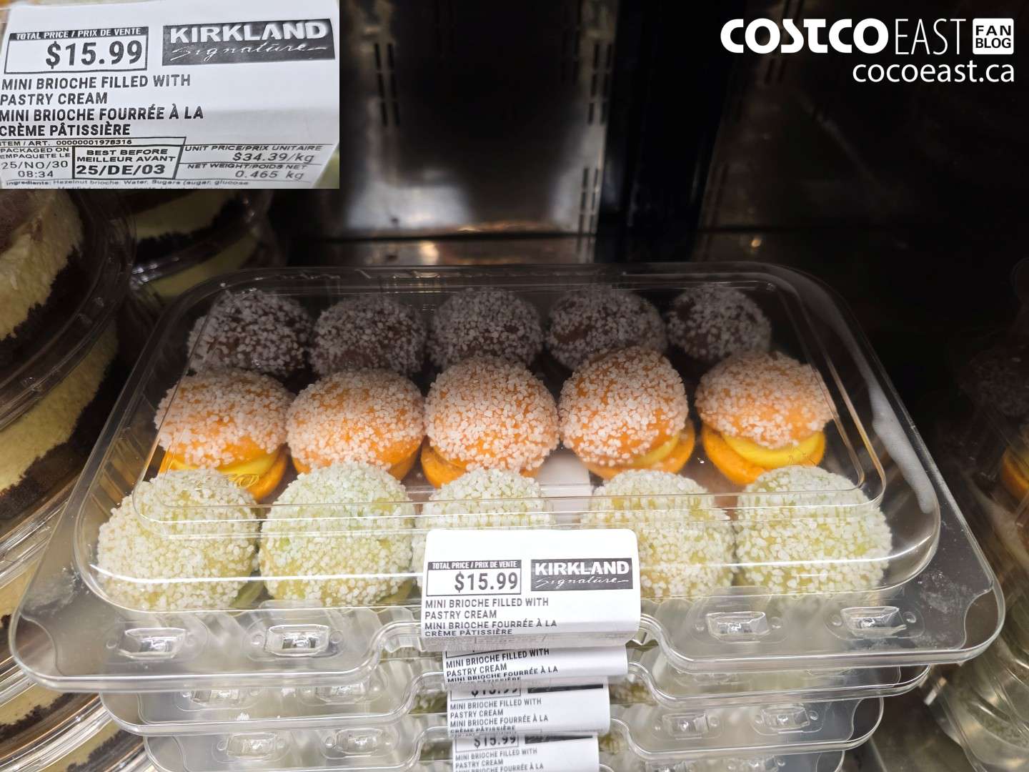 1978316 MINI BRIOCHE FILLED WITH PASTRY CREAM $15.99