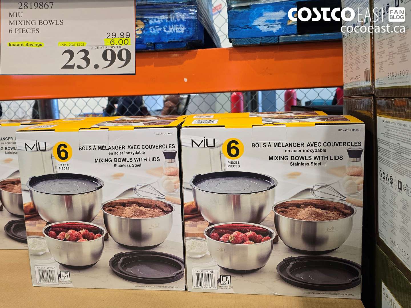 2819867 MIU MIXING BOWLS 6 PIECES ($6.00 INSTANT SAVINGS EXPIRES ON 2025-12-21) $23.99
