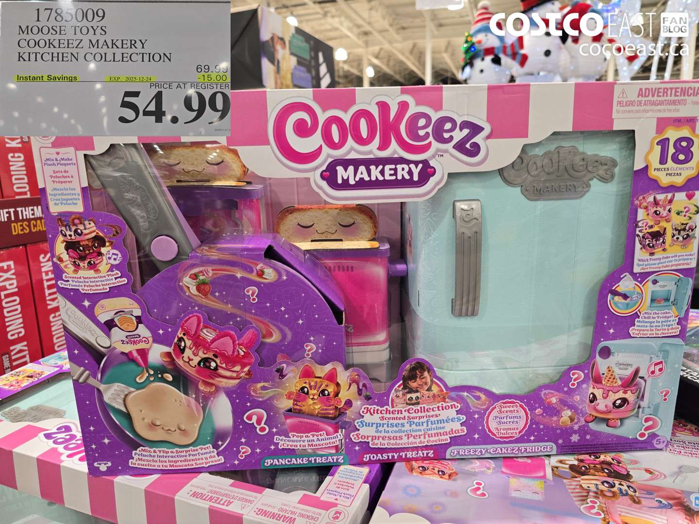 1785009 MOOSE TOYS COOKEEZ MAKERY KITCHEN COLLECTION ($15.00 INSTANT SAVINGS EXPIRES ON 2025-12-24) $54.99