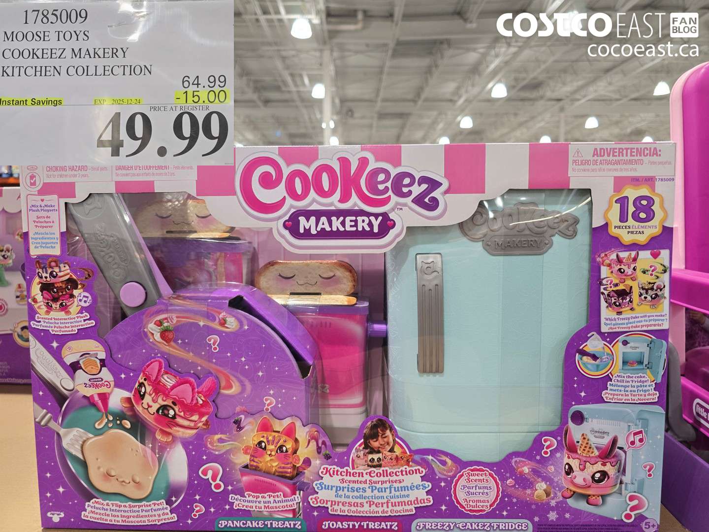1785009 MOOSE TOYS COOKEEZ MAKERY KITCHEN COLLECTION ($15.00 INSTANT SAVINGS EXPIRES ON 2025-12-24) $49.99