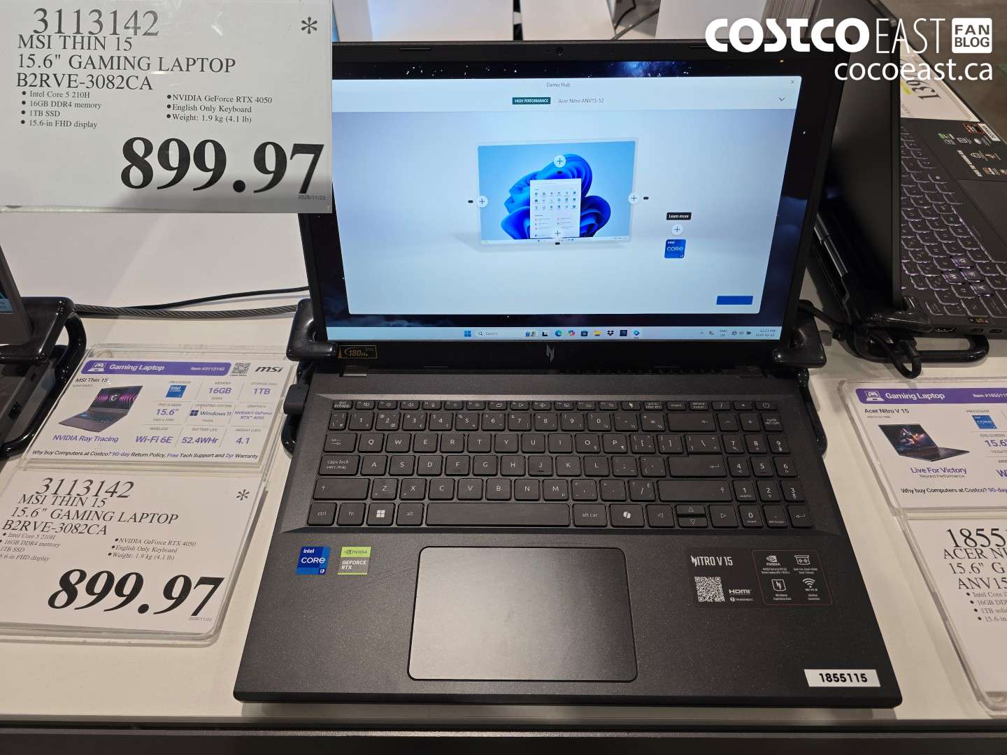 3113142 MSI THIN 15 15.6