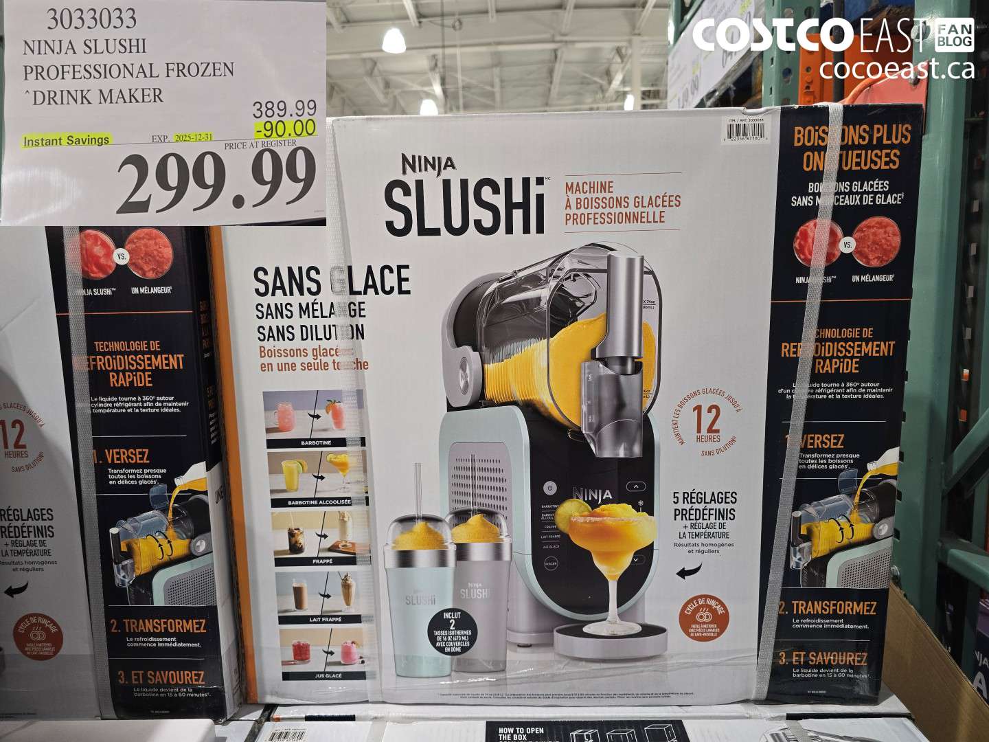 3033033 NINJA SLUSHI PROFESSIONAL FROZEN “DRINK MAKER ($90.00 INSTANT SAVINGS EXPIRES ON 2025-12-31) $299.99