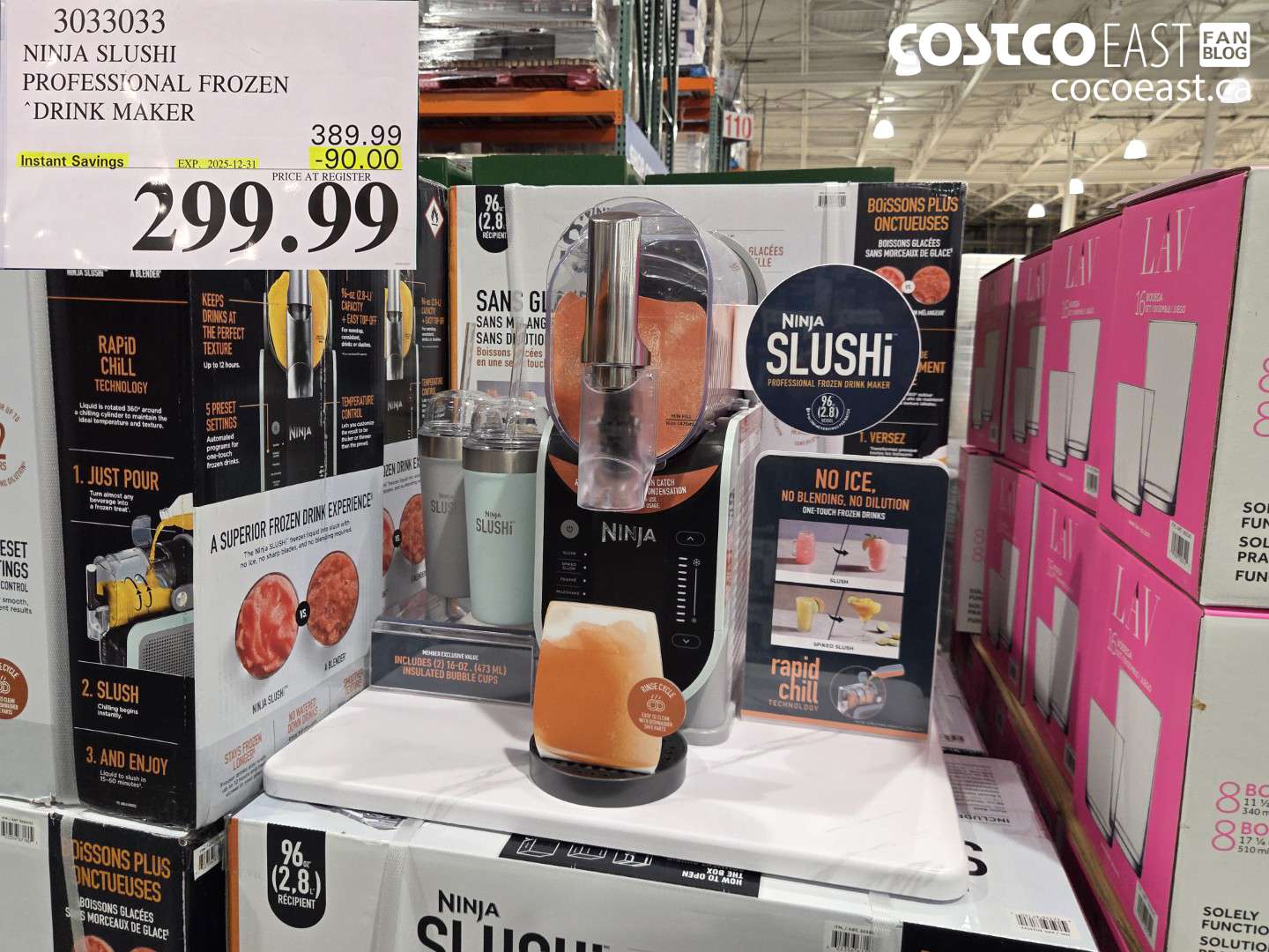 3033033 NINJA SLUSHI PROFESSIONAL FROZEN “DRINK MAKER ($90.00 INSTANT SAVINGS EXPIRES ON 2025-12-31) $299.99