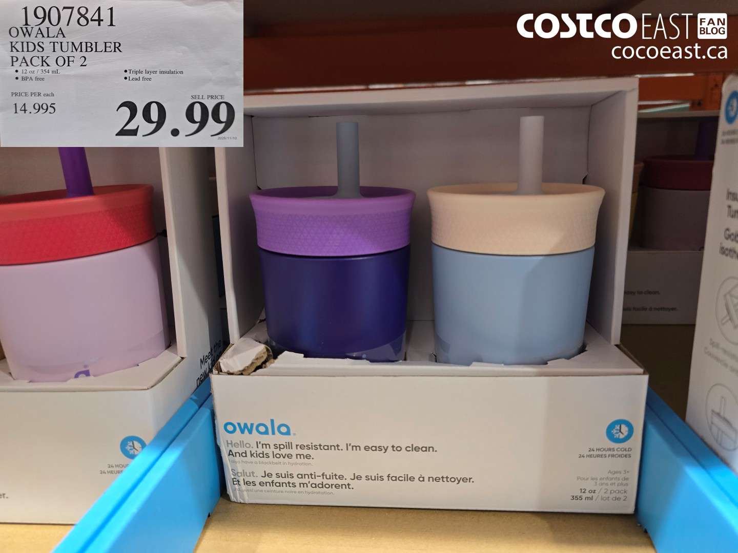 1907841 OWALA KIDS TUMBLER PACK OF 2 $29.99