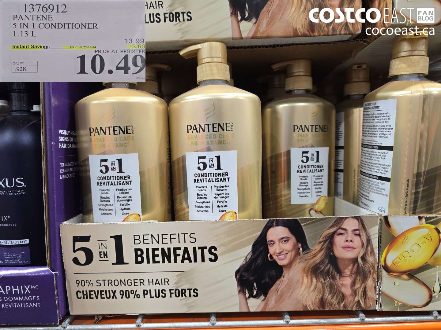 1376912 PANTENE 5 IN 1 CONDITIONER 1.13 L ($3.50 INSTANT SAVINGS EXPIRES ON 2025-12-14) $10.49