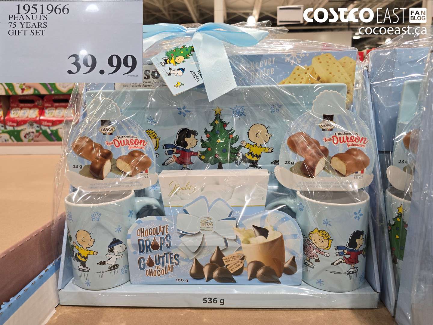 1951966 PEANUTS 75 YEARS GIFT SET $39.99