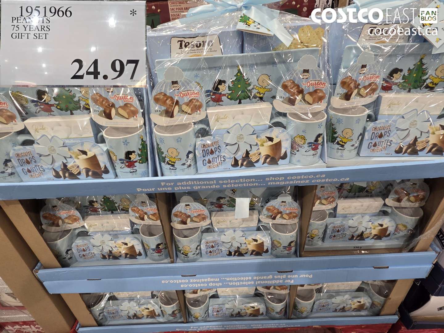 1951966 PEANUTS 75 YEARS GIFT SET $24.97