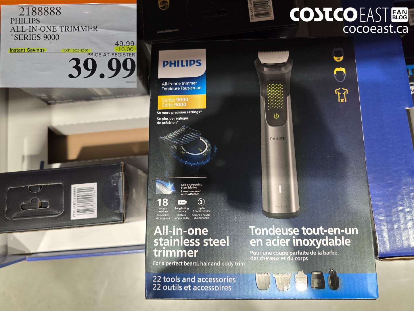 2188888 PHILIPS ALL-IN-ONE TRIMMER “SERIES 9000 ($10.00 INSTANT SAVINGS EXPIRES ON 2025-12-07) $39.99