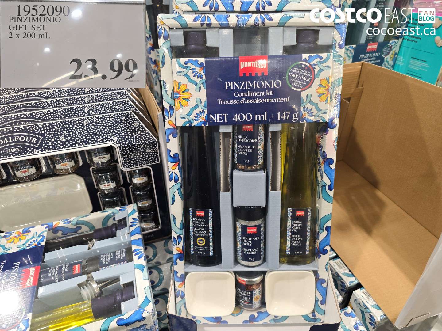 1952090 PINZIMONIO GIFT SET 2 X 200 ML $23.99