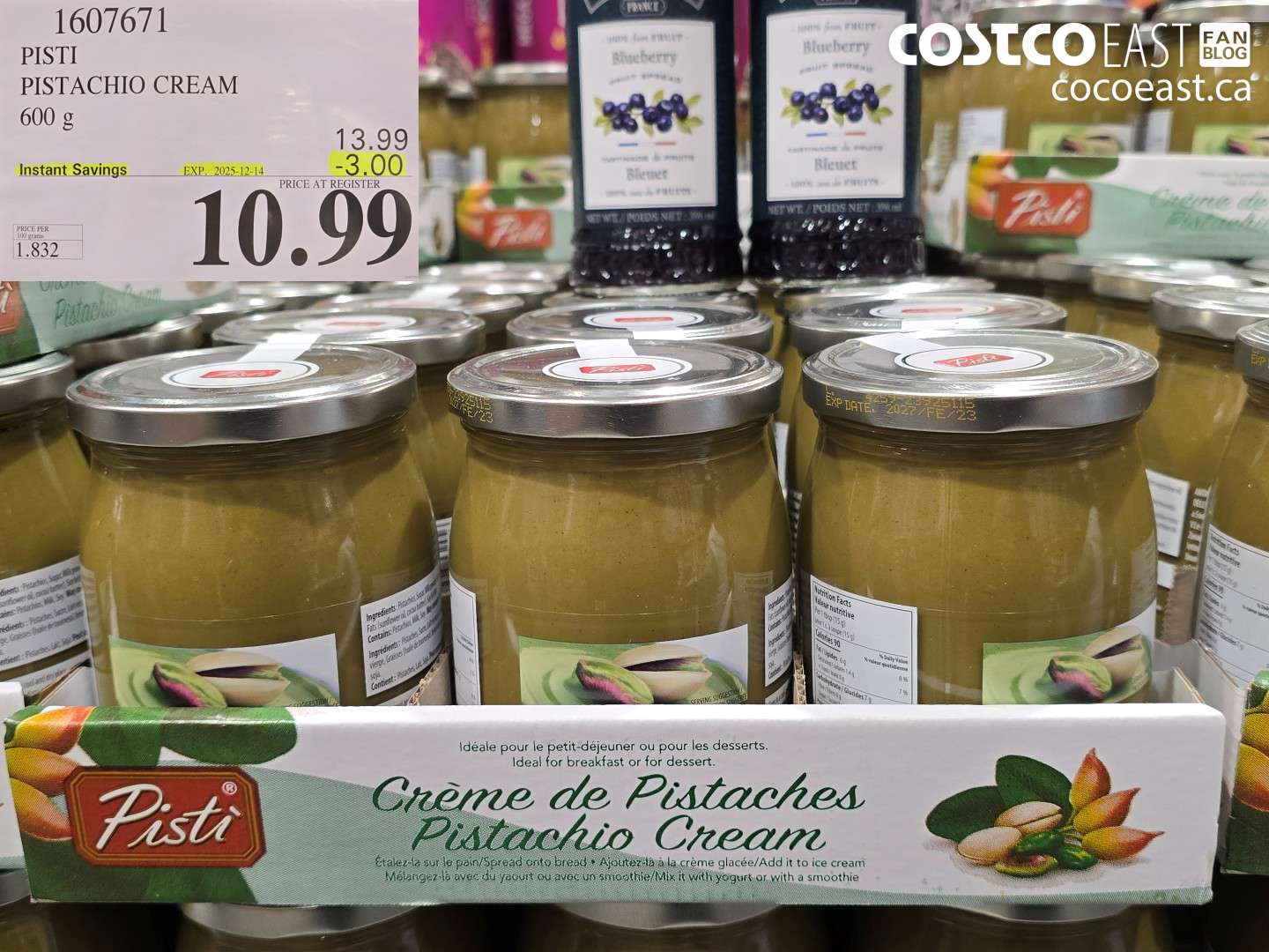 1607671 PISTI PISTACHIO CREAM 600 g ($3.00 INSTANT SAVINGS EXPIRES ON 2025-12-14) $10.99