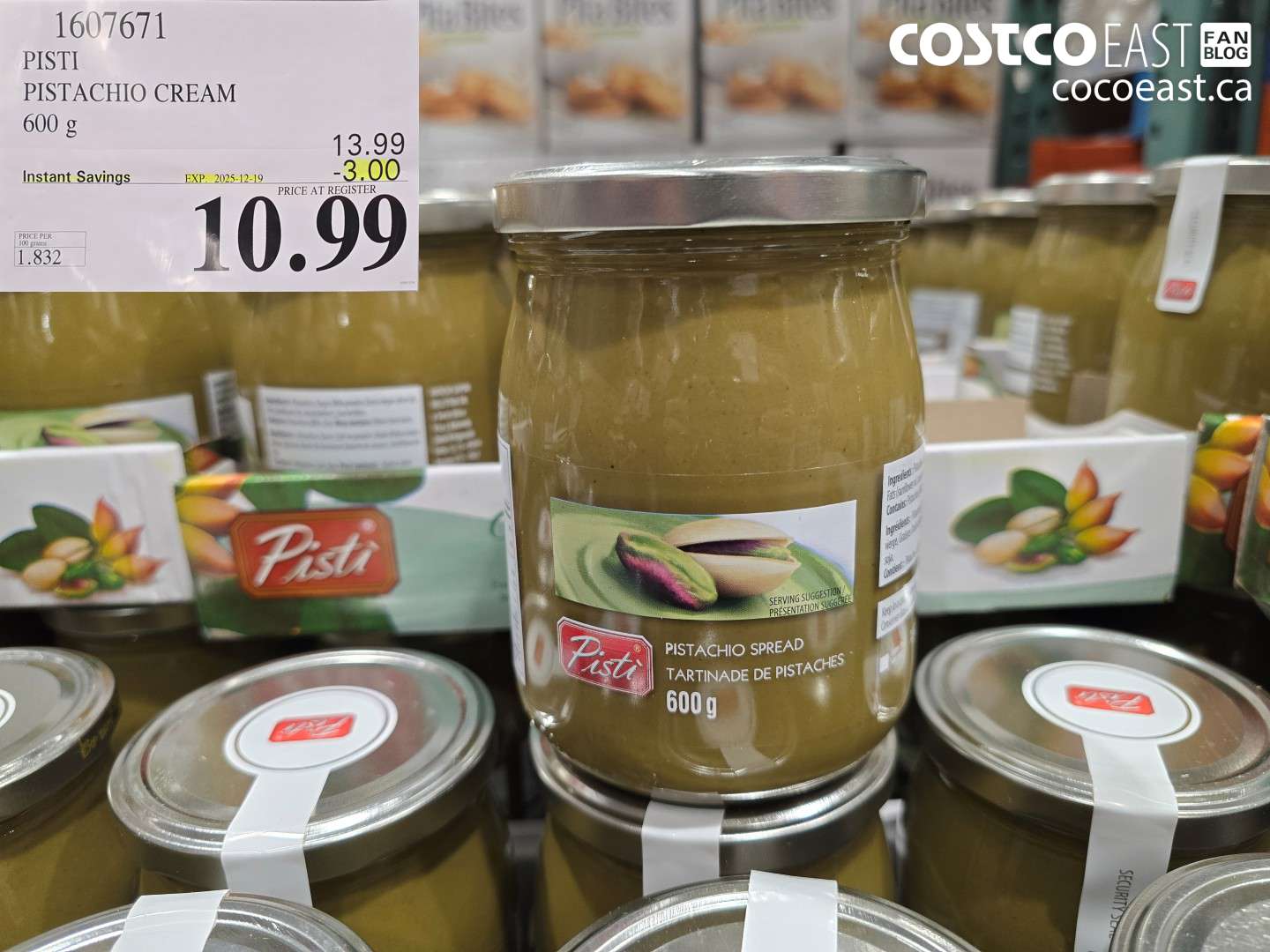 1607671 PISTI PISTACHIO CREAM 600 g ($3.00 INSTANT SAVINGS EXPIRES ON 2025-12-19) $10.99