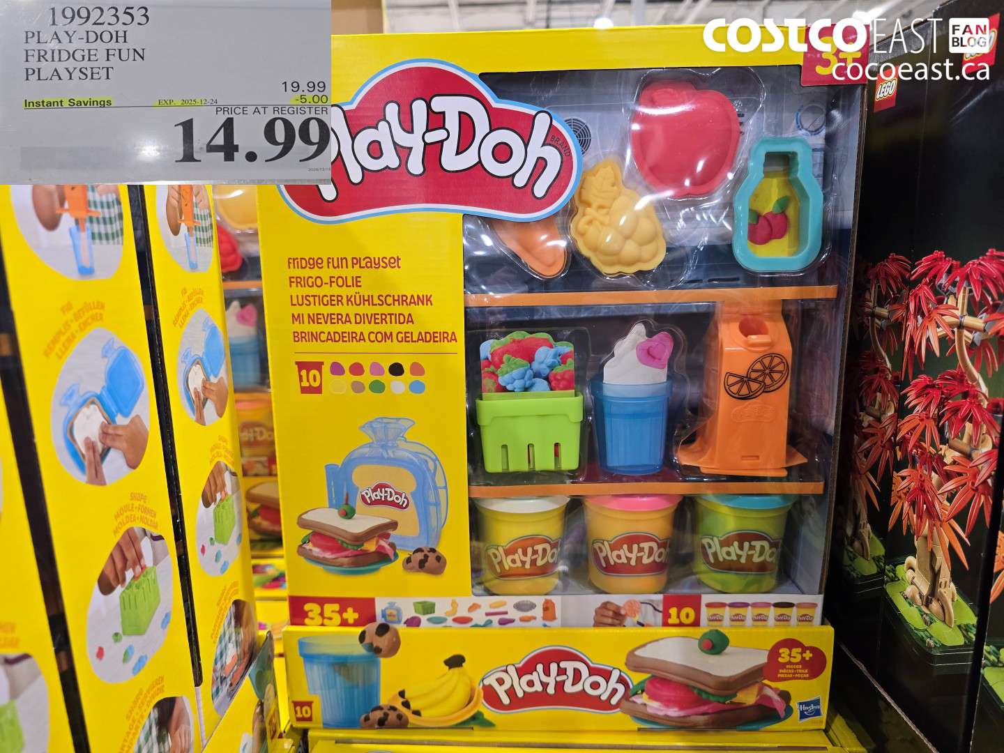 1992353 PLAY-DOH FRIDGE FUN PLAYSET ($5.00 INSTANT SAVINGS EXPIRES ON 2025-12-24) $14.99