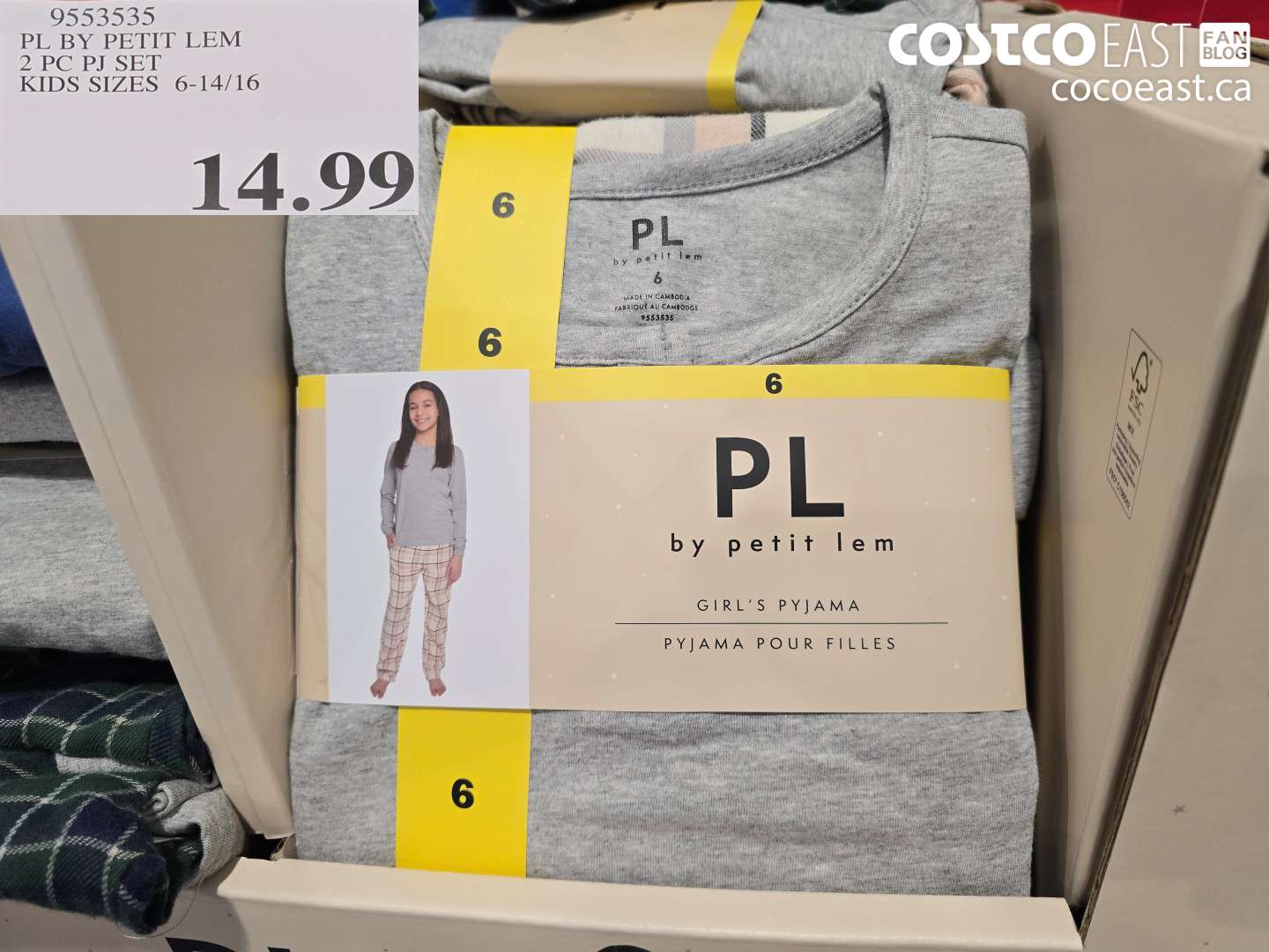 9553535 PL BY PETIT LEM PERGEPIES EM KIDS SIZES 6-14/16 $14.99