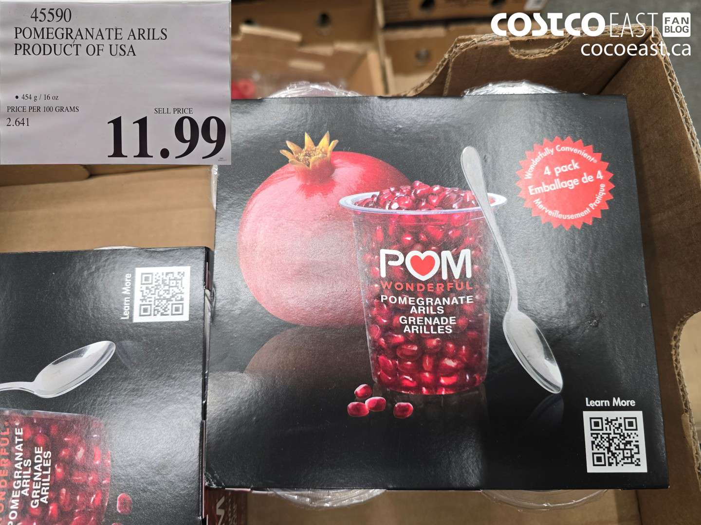 45590 POMEGRANATE ARILS PRODUCT OF USA $11.99