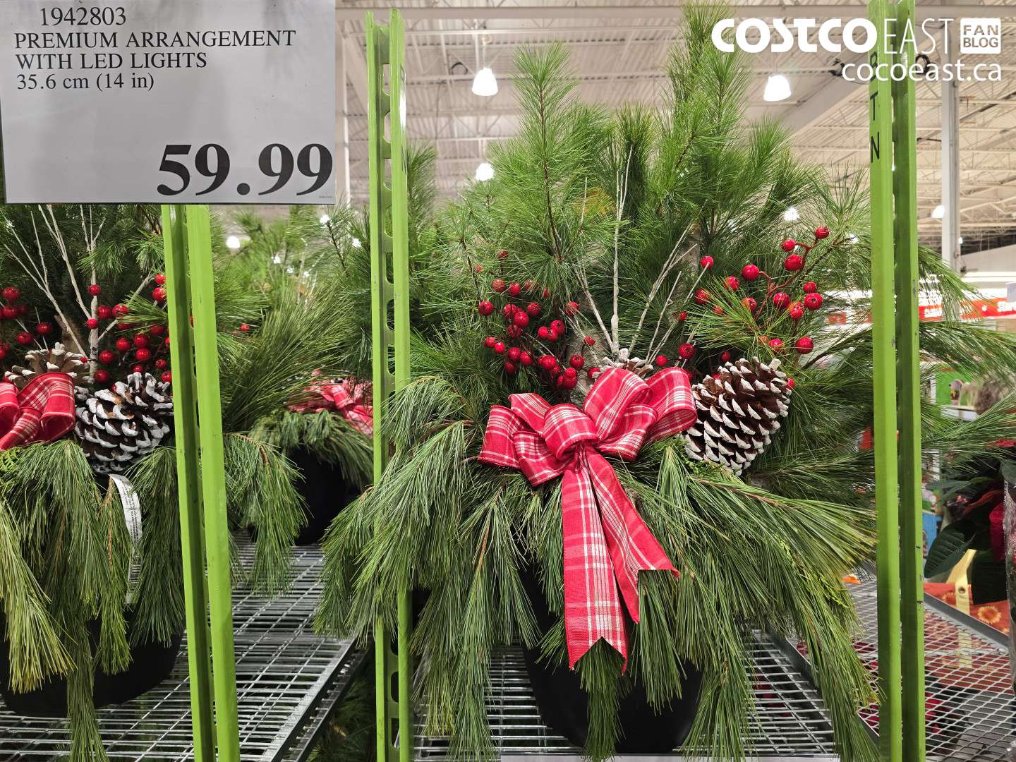 1942803 PREMIUM ARRANGEMENT WITH LED LIGHTS 35.6CM (14” IN) $59.99