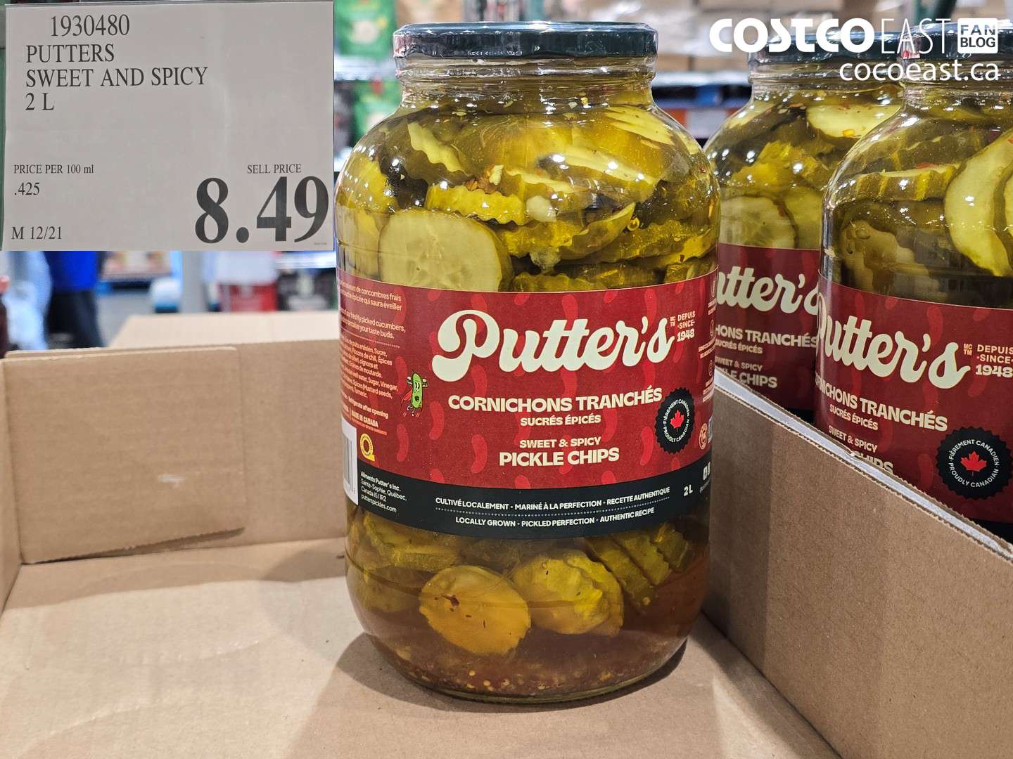 1930480 PUTTERS SWEET AND SPICY 2 L $8.49