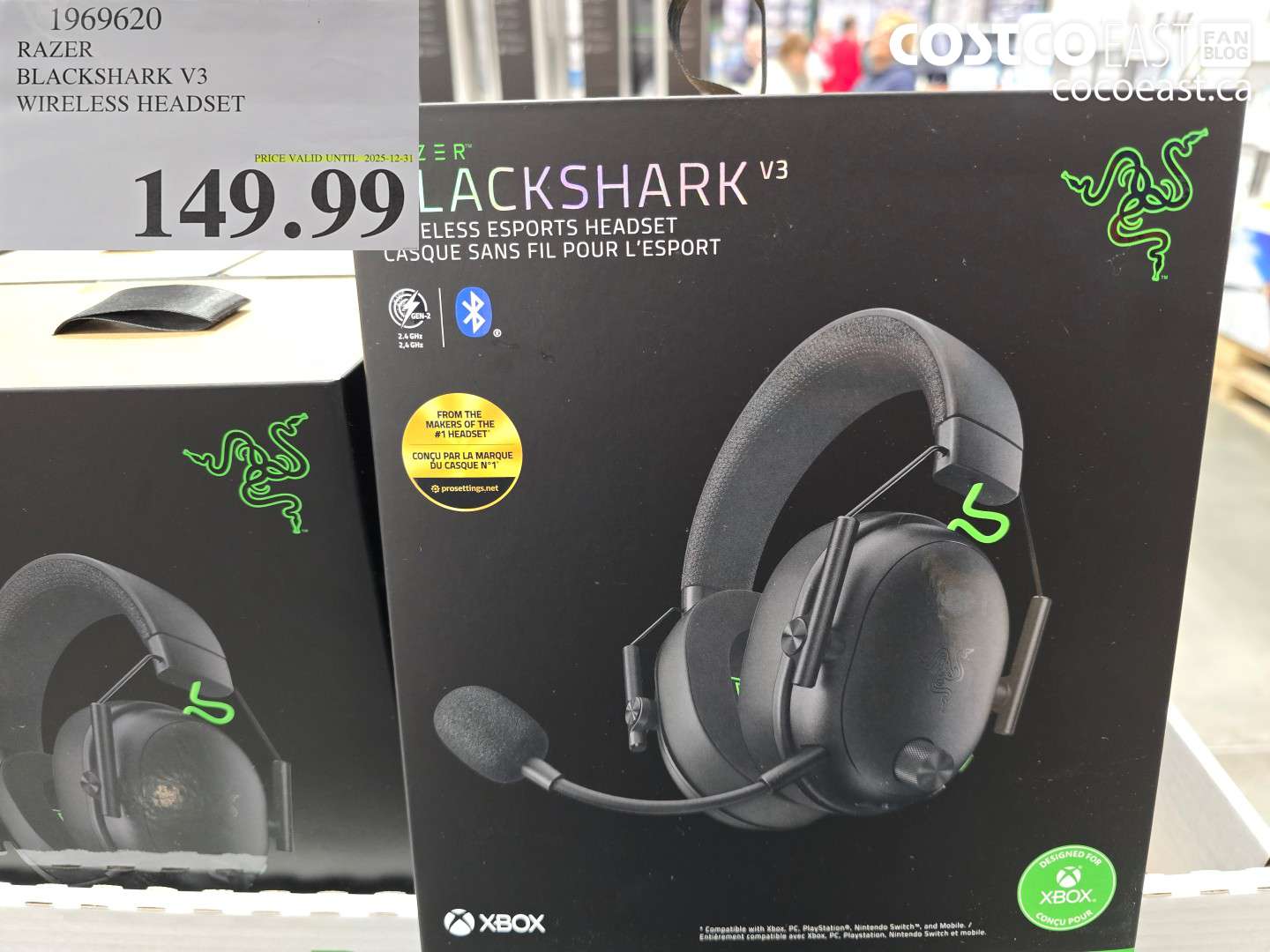 1969620 RAZER BLACKSHARK V3 WIRELESS HEADSET $149.99