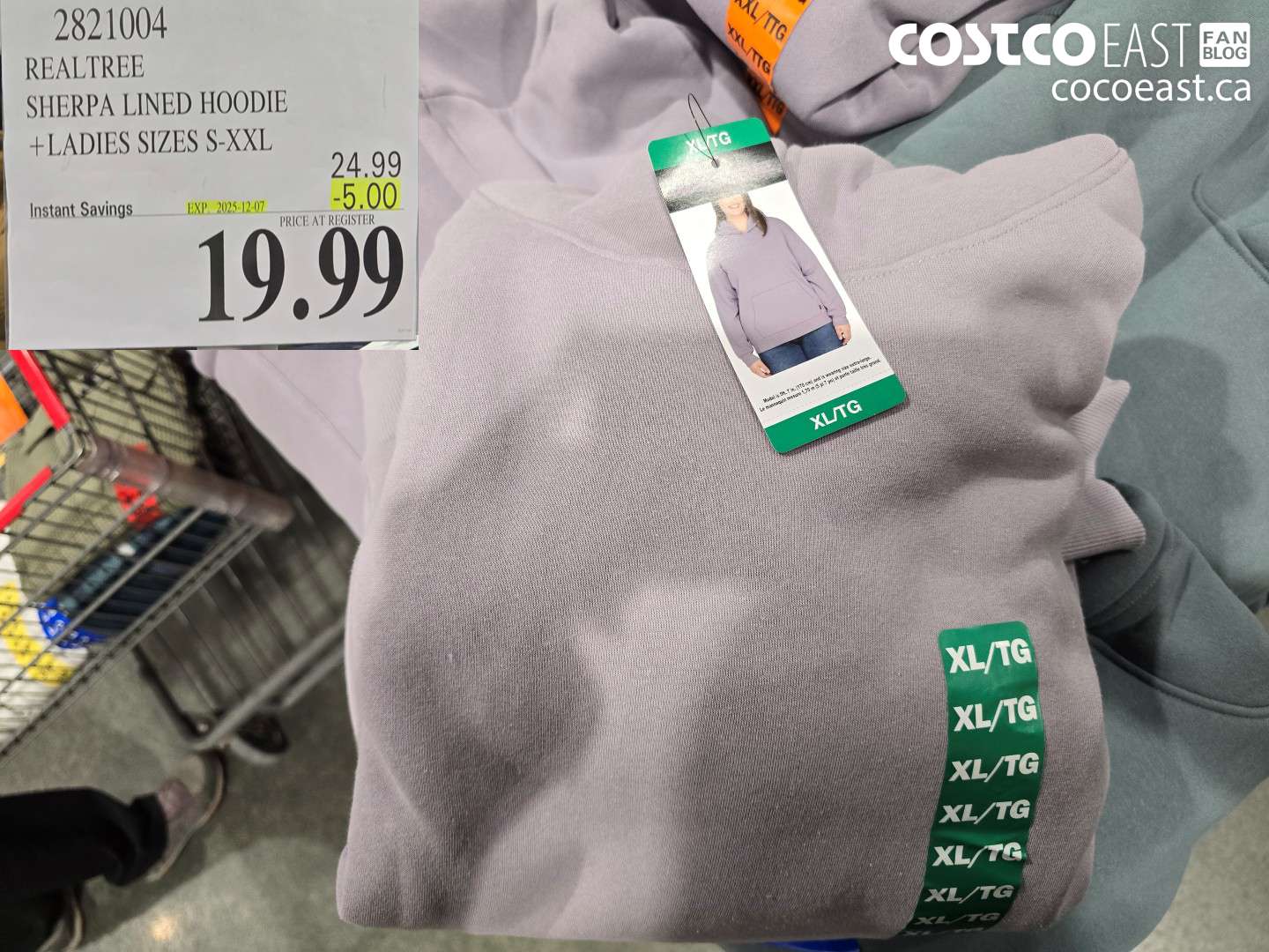 2821004 REALTREE SHERPA LINED HOODIE + LADIES SIZES S-XXL ($5.00 INSTANT SAVINGS EXPIRES ON 2025-12-07) $19.99