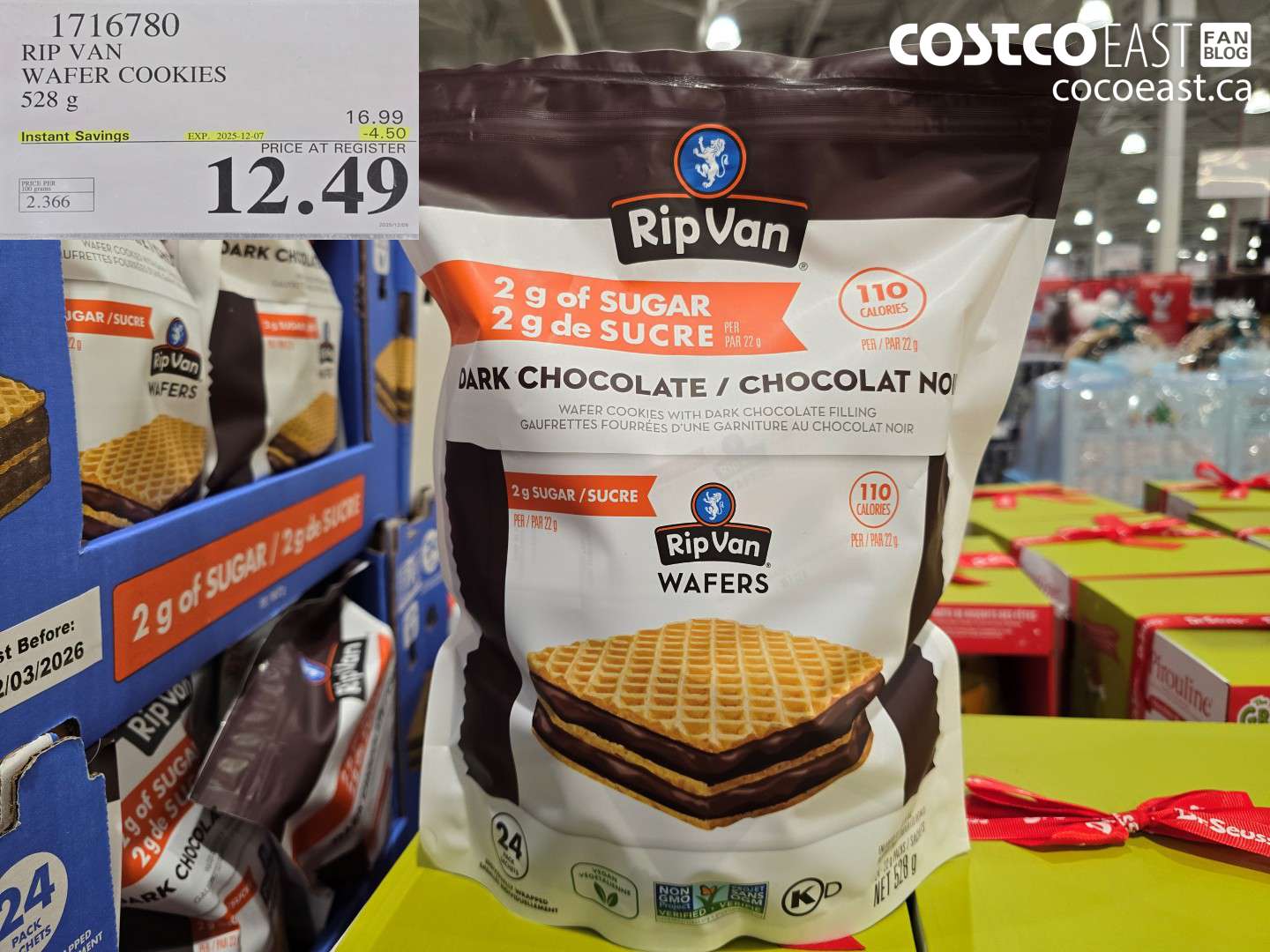 1716780 RIP VAN WAFER COOKIES 528 G ($4.50 INSTANT SAVINGS EXPIRES ON 2025-12-07) $12.49